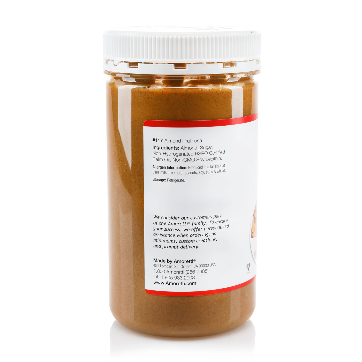 Almond Pralinosa - Dark Roasted, Ultra Smooth Natural (skin on) Almond Butter (sugar added) - Image 2