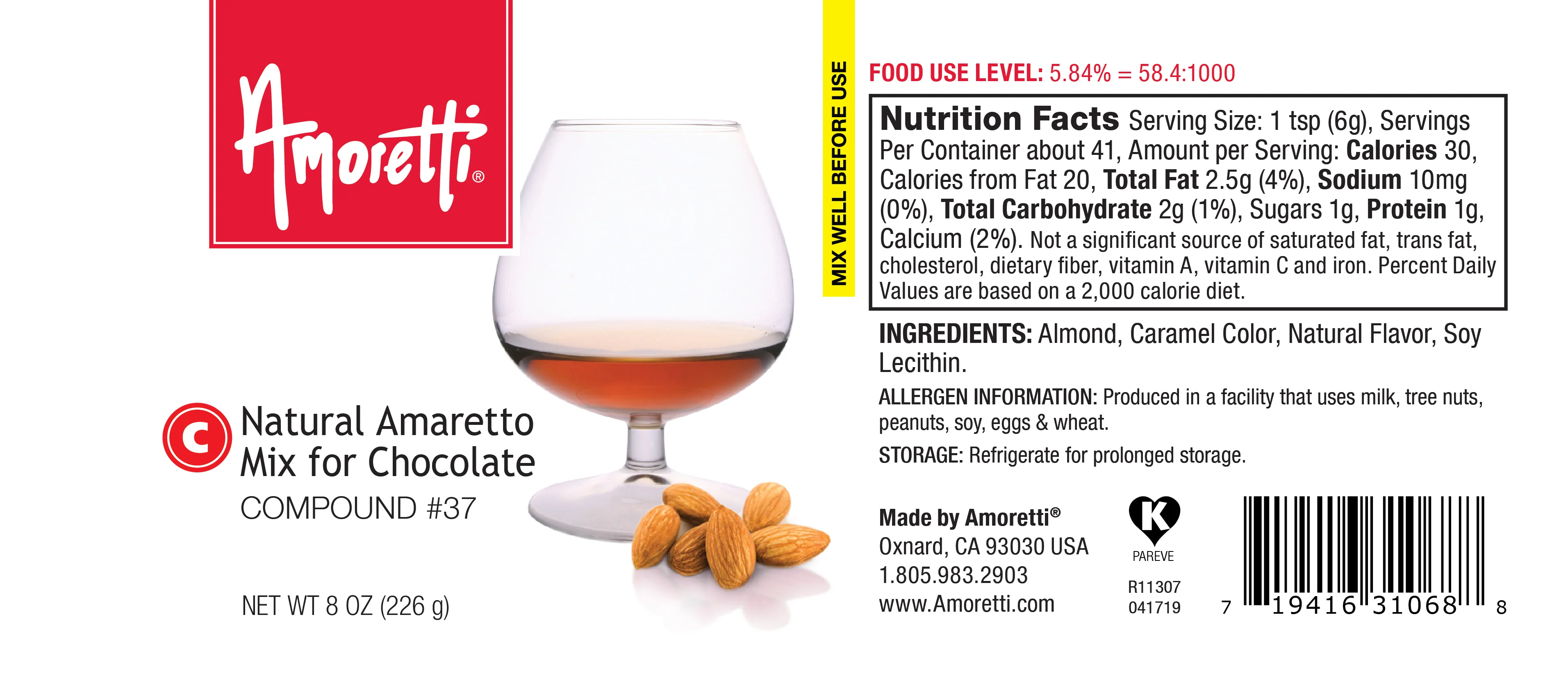 Amaretto Mix for Chocolate & Bakery Compound - Image 2