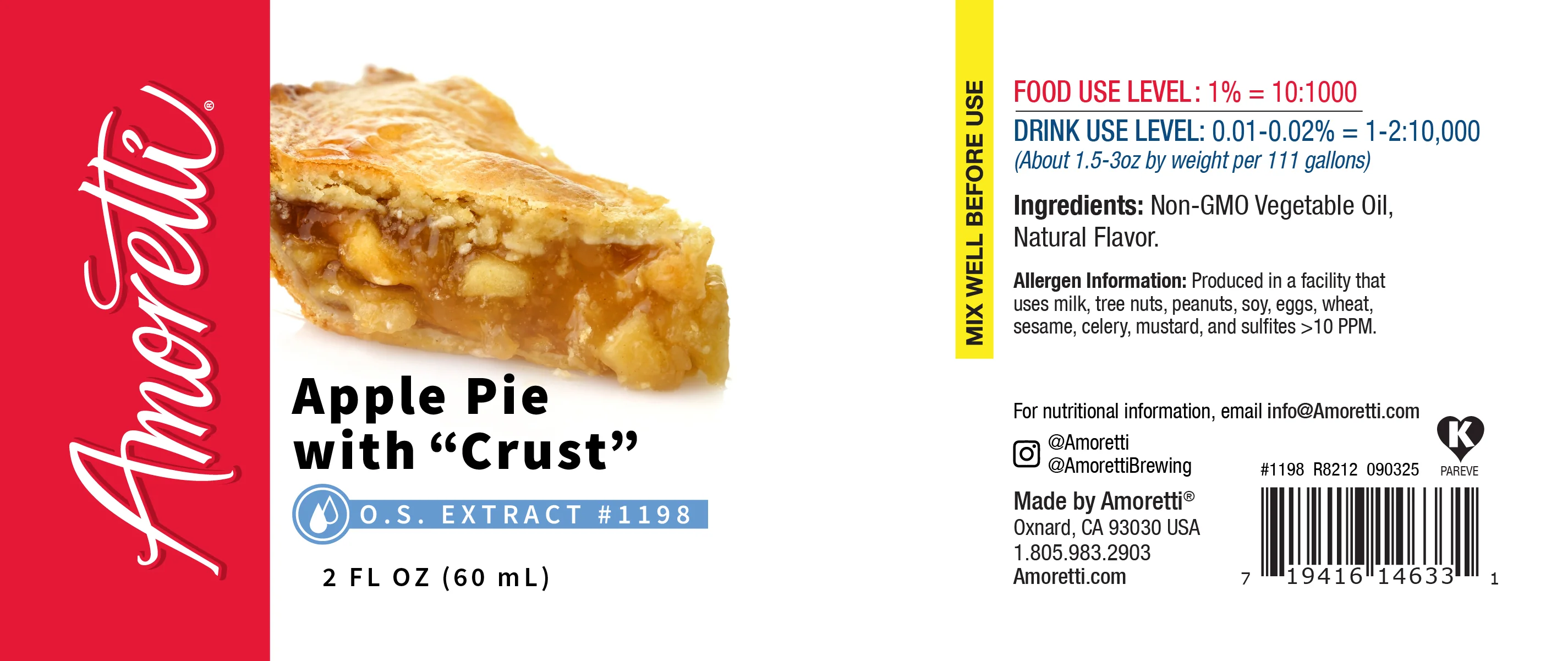 Apple Pie with "Crust" Extract Oil Soluble - Image 2