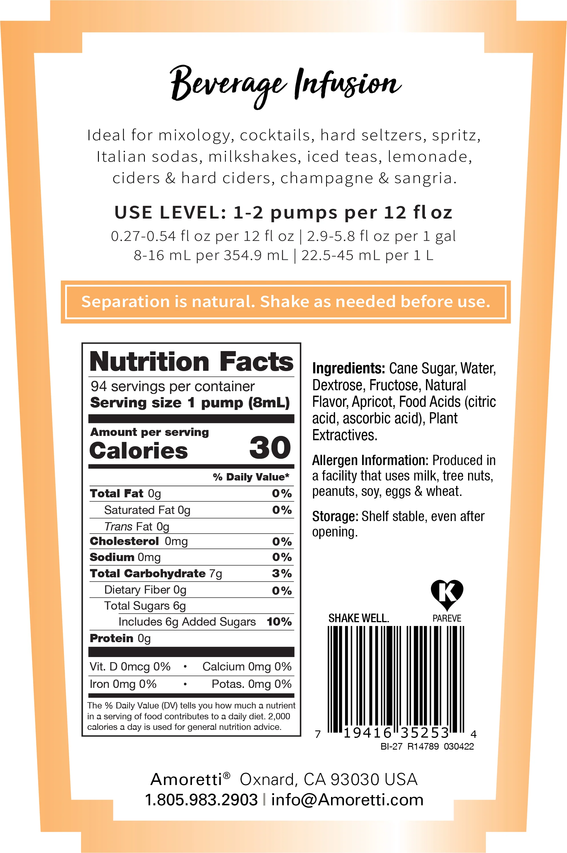 Armenian Apricot Beverage Infusion - Image 2