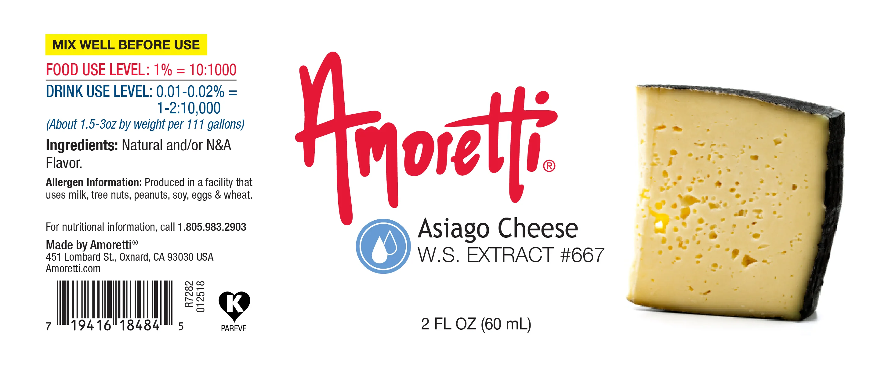 Asiago Cheese Extract Water Soluble - Image 2