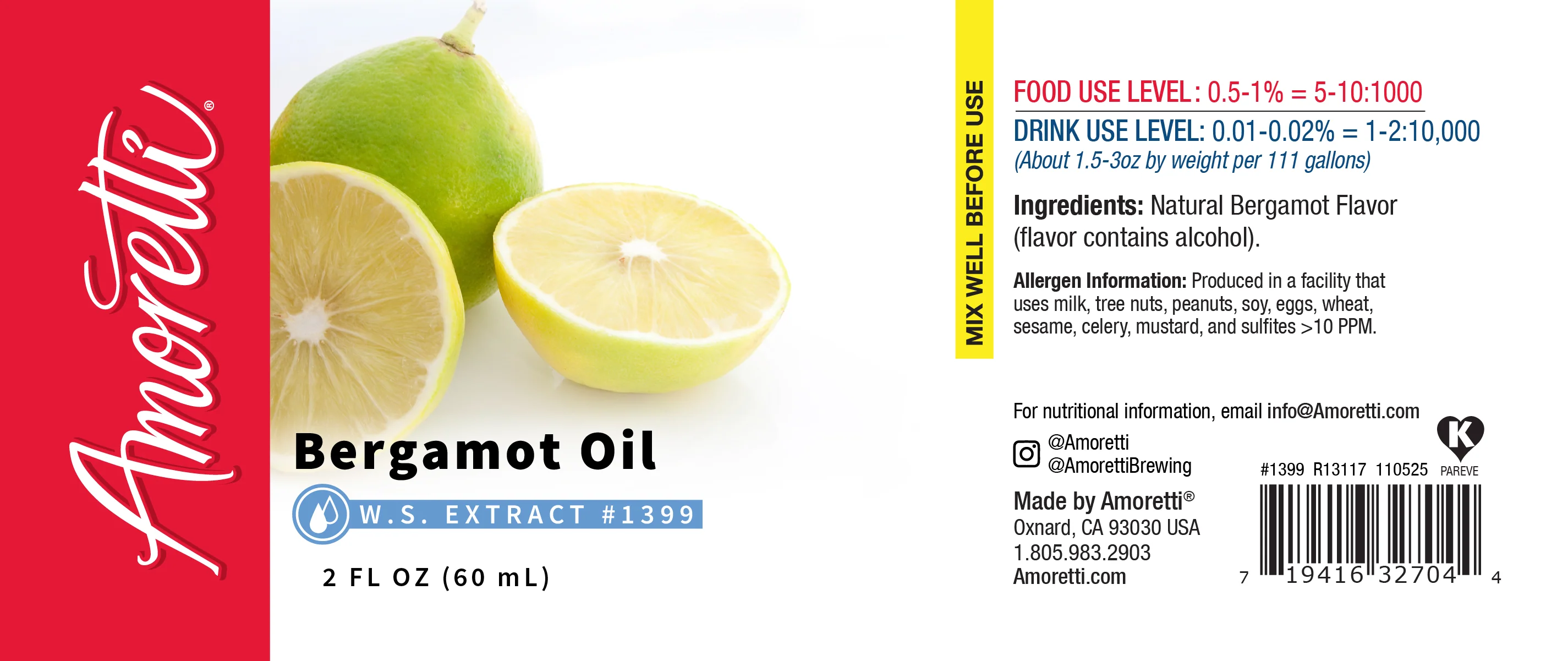 Bergamot Oil Extract Water Soluble - Image 2