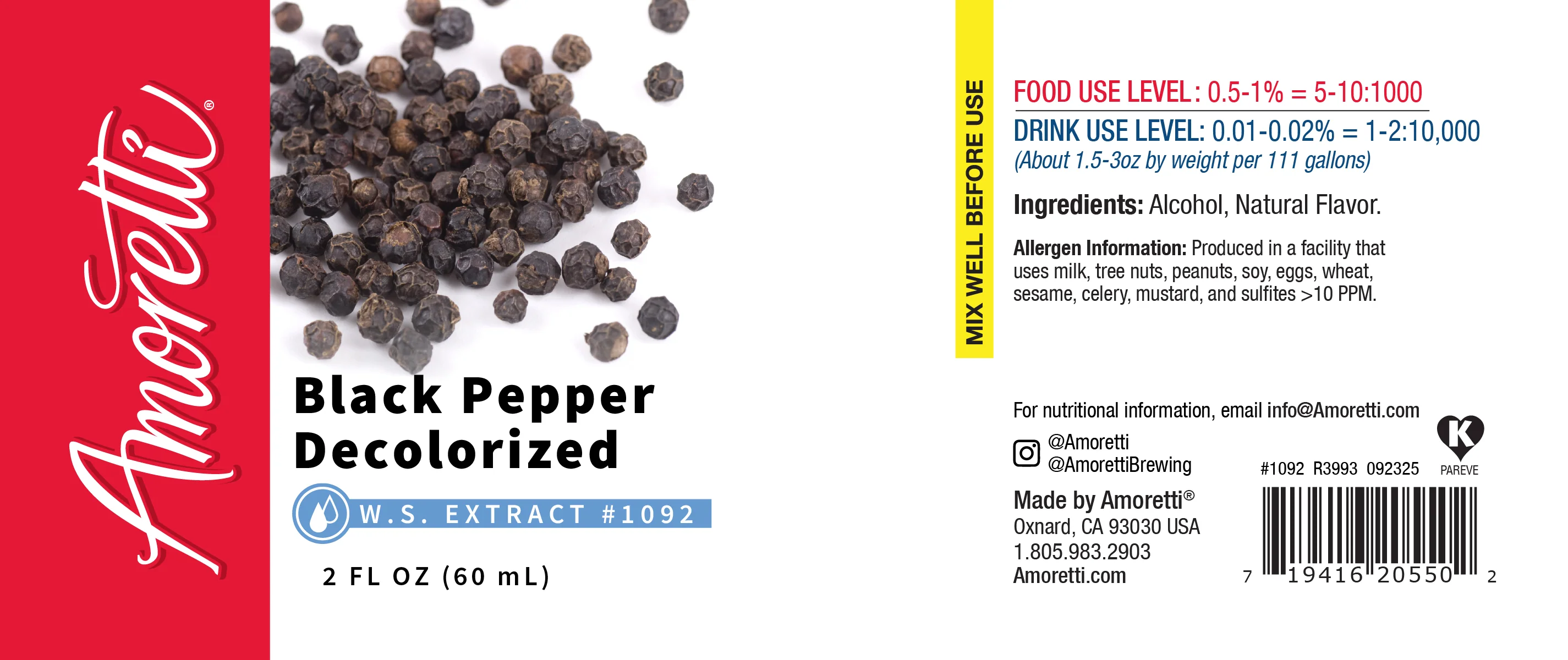 Black Pepper Decolorized Extract Water Soluble - Image 2
