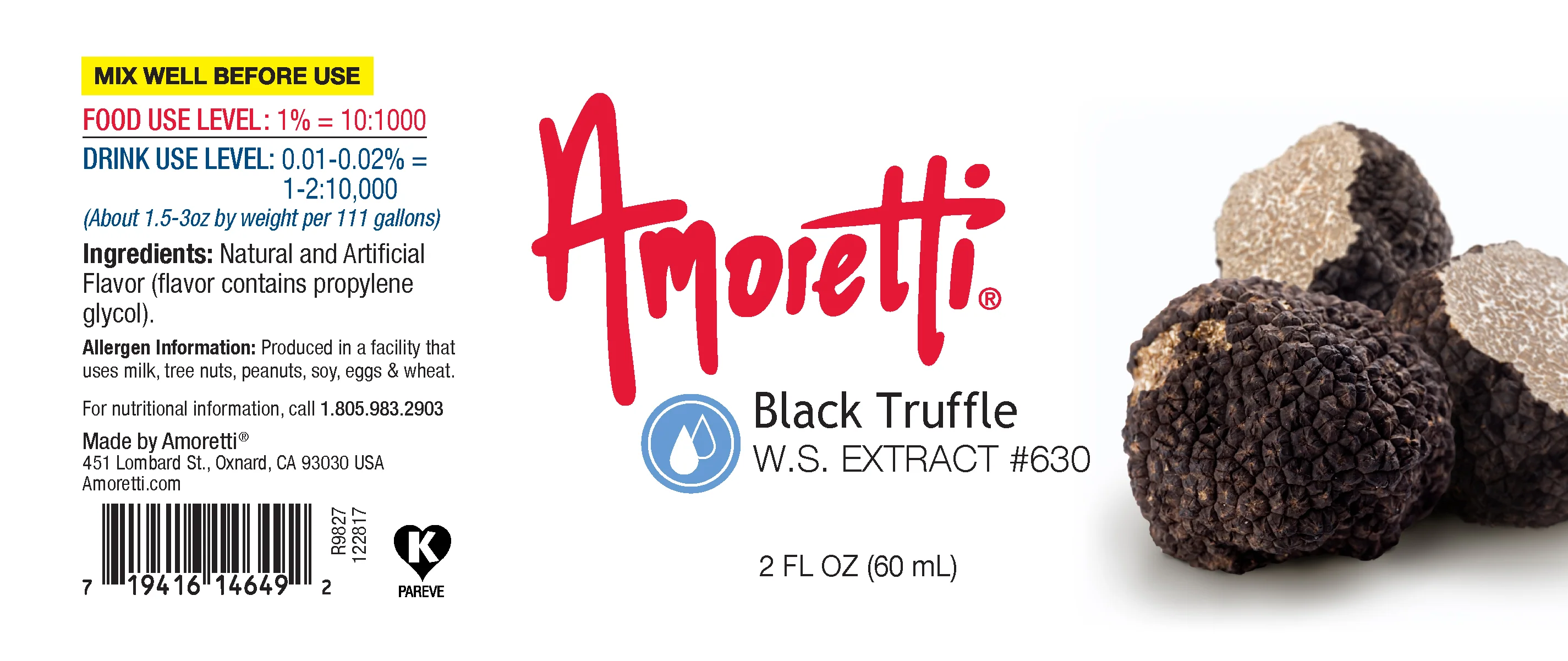 Black Truffle Natural Extract Water Soluble - Image 2