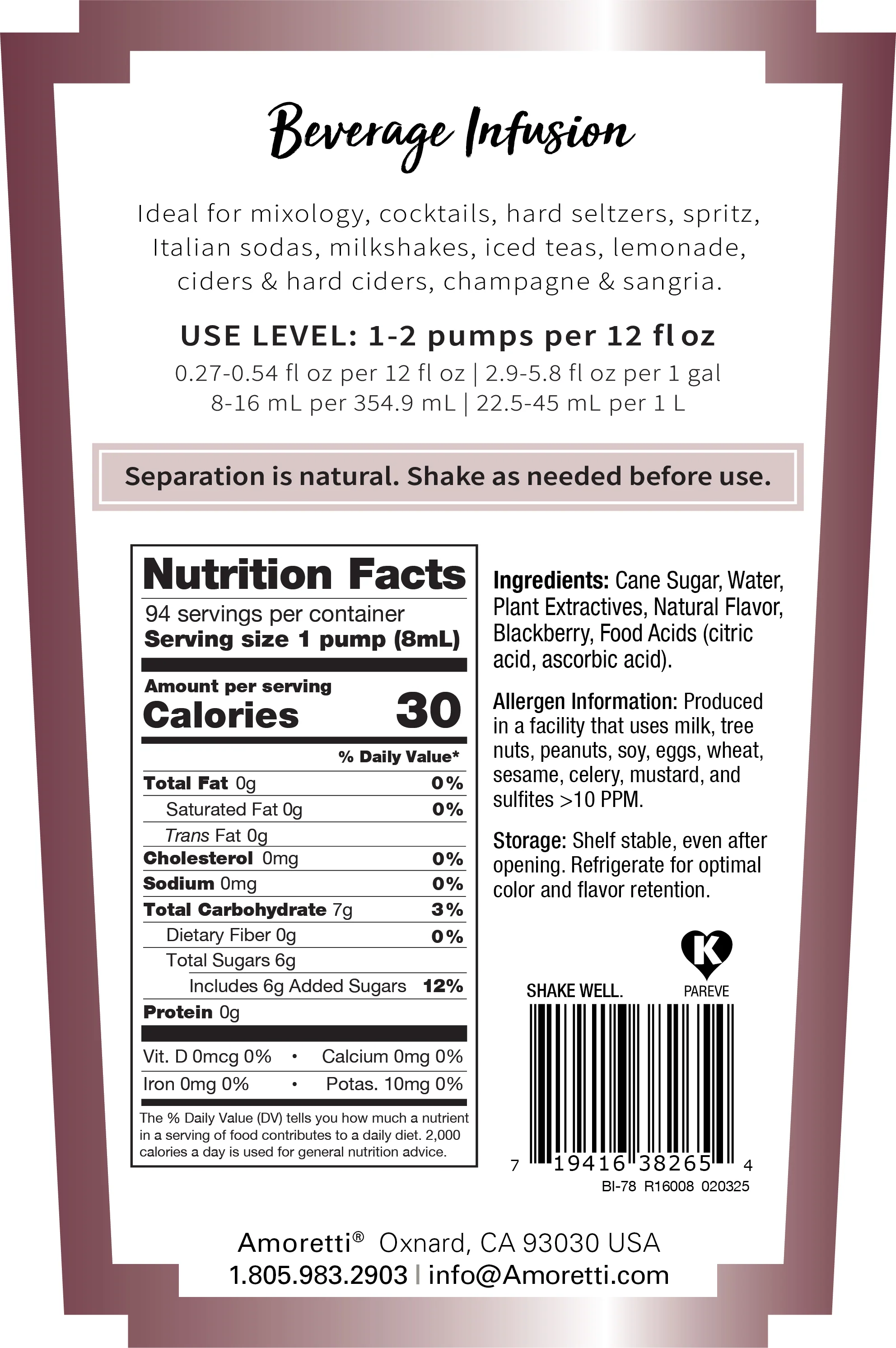 Blackberry Beverage Infusion - Image 2
