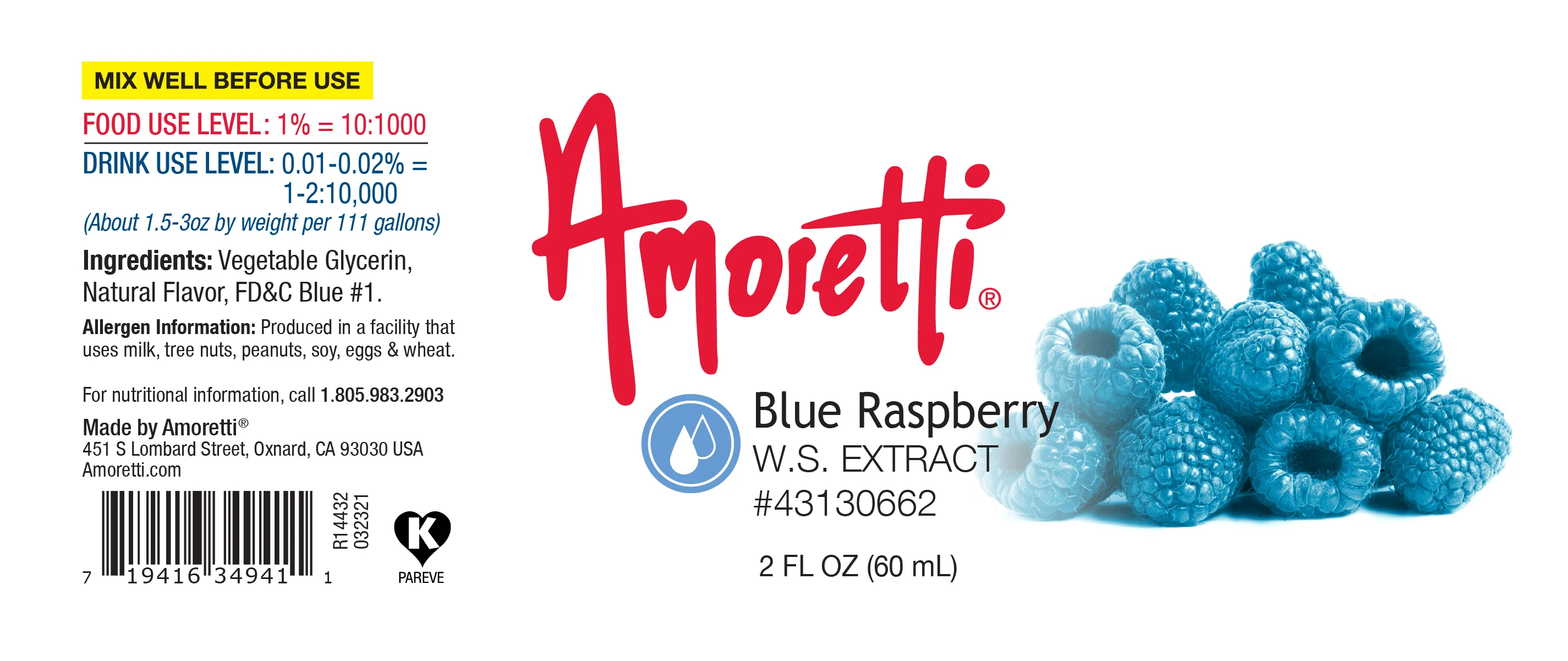 Blue Raspberry Extract Water Soluble - Image 2