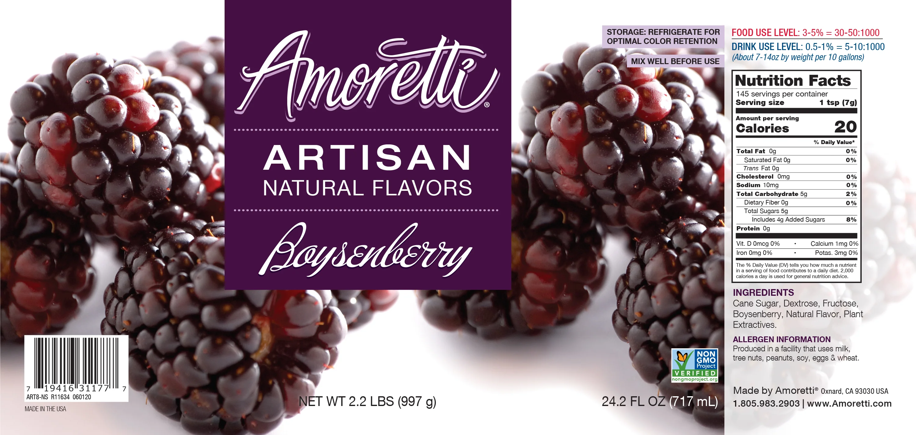 Natural Boysenberry Artisan Flavor - Image 2