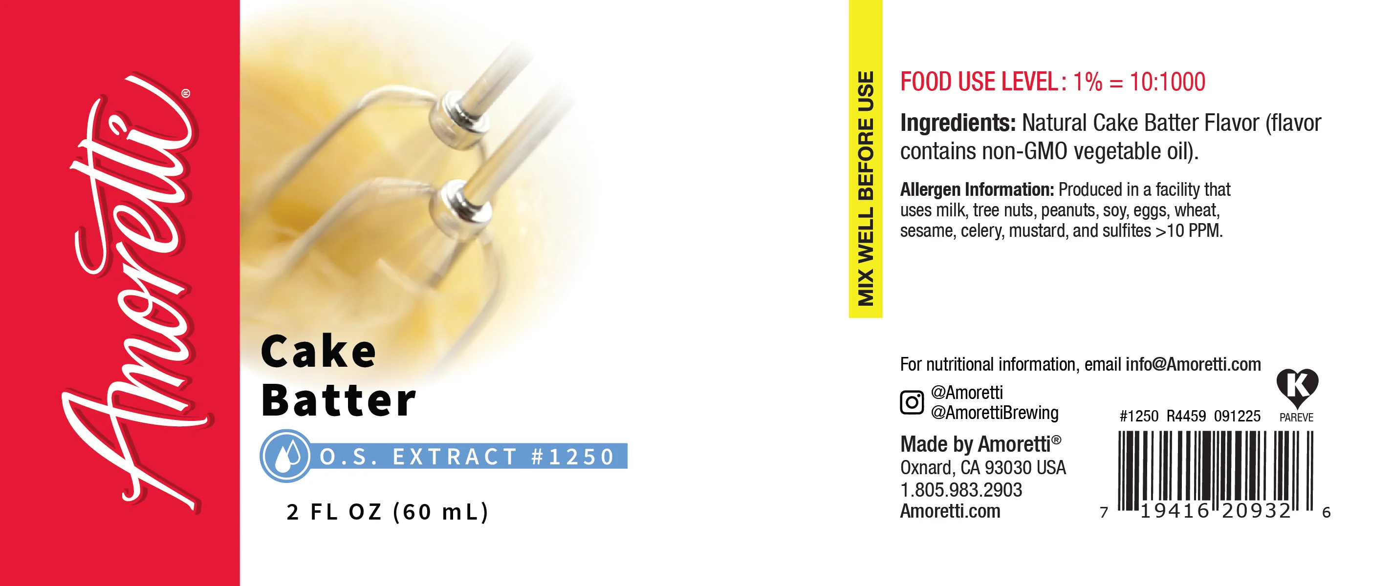 Cake Batter Extract Oil Soluble - Image 2