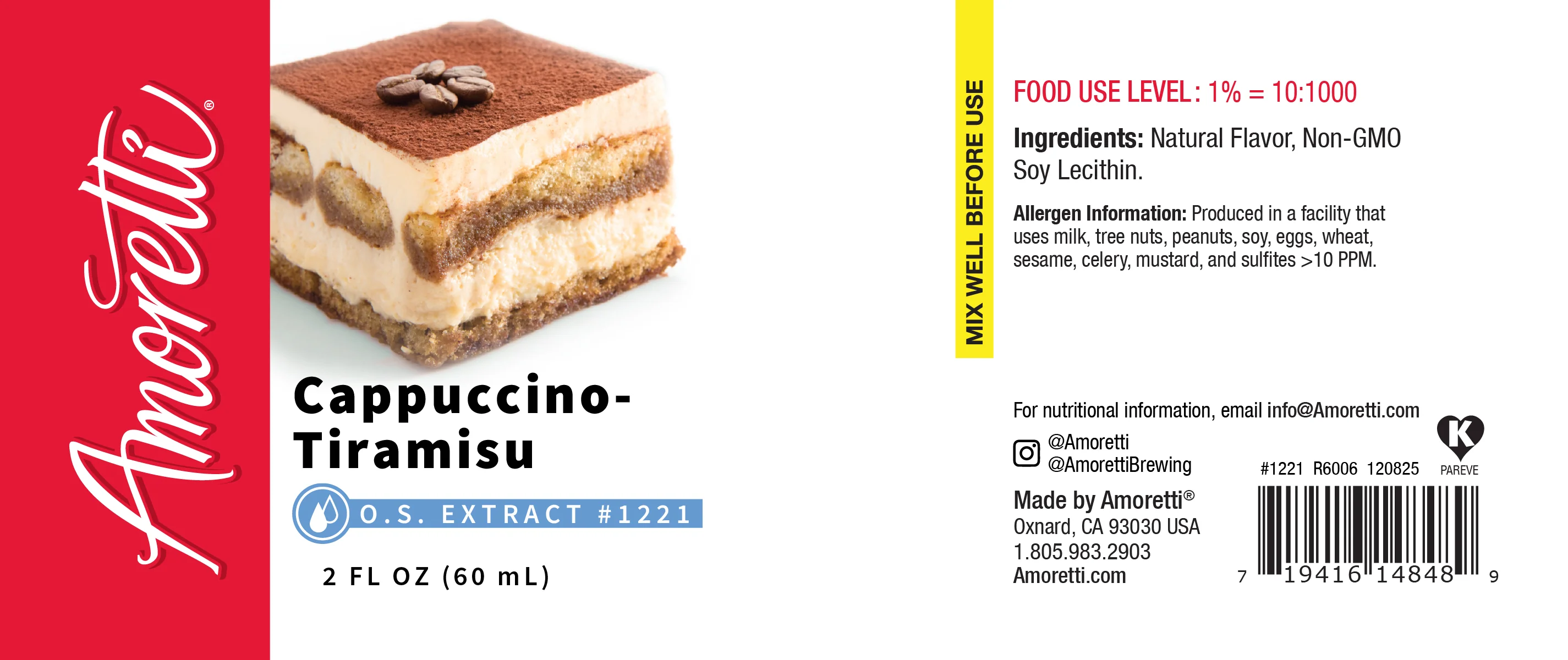 Cappuccino-Tiramisu Extract Oil Soluble - Image 2