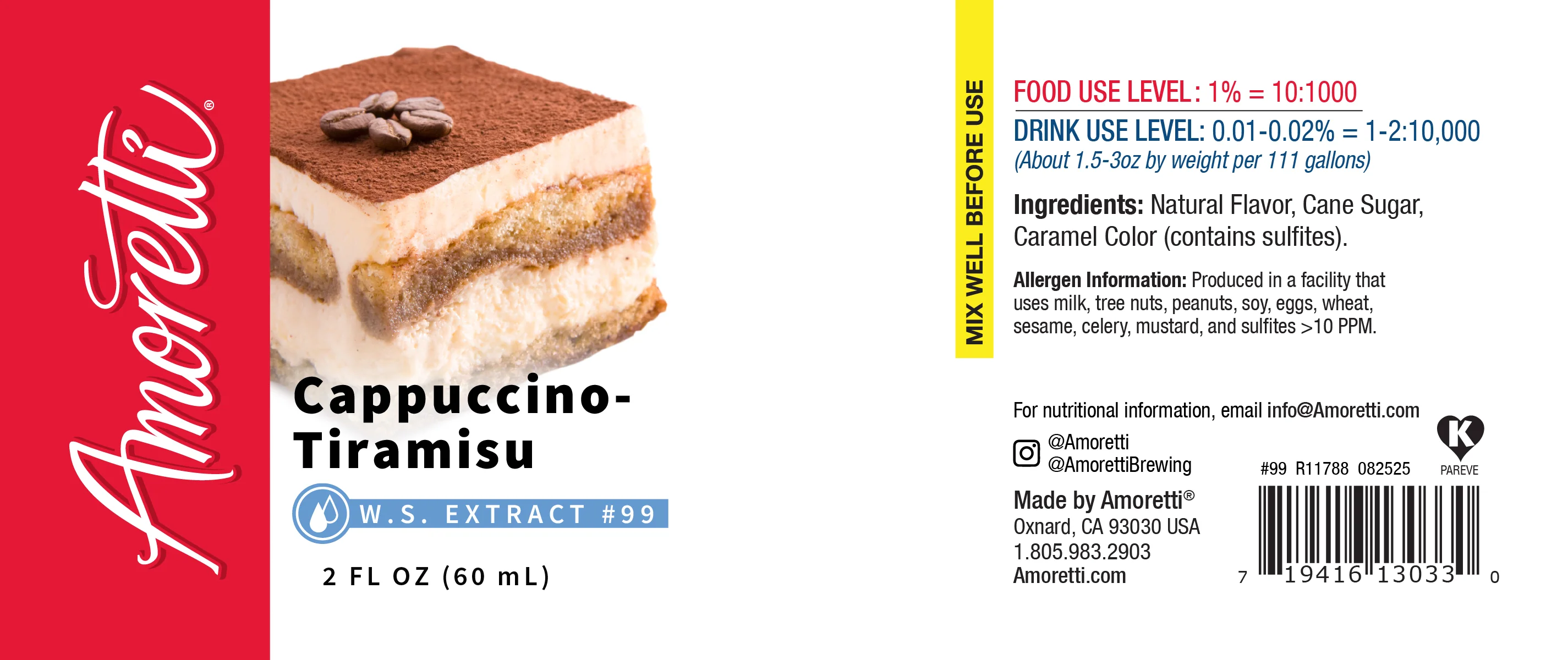 Cappuccino Tiramisu Extract Water Soluble - Image 2