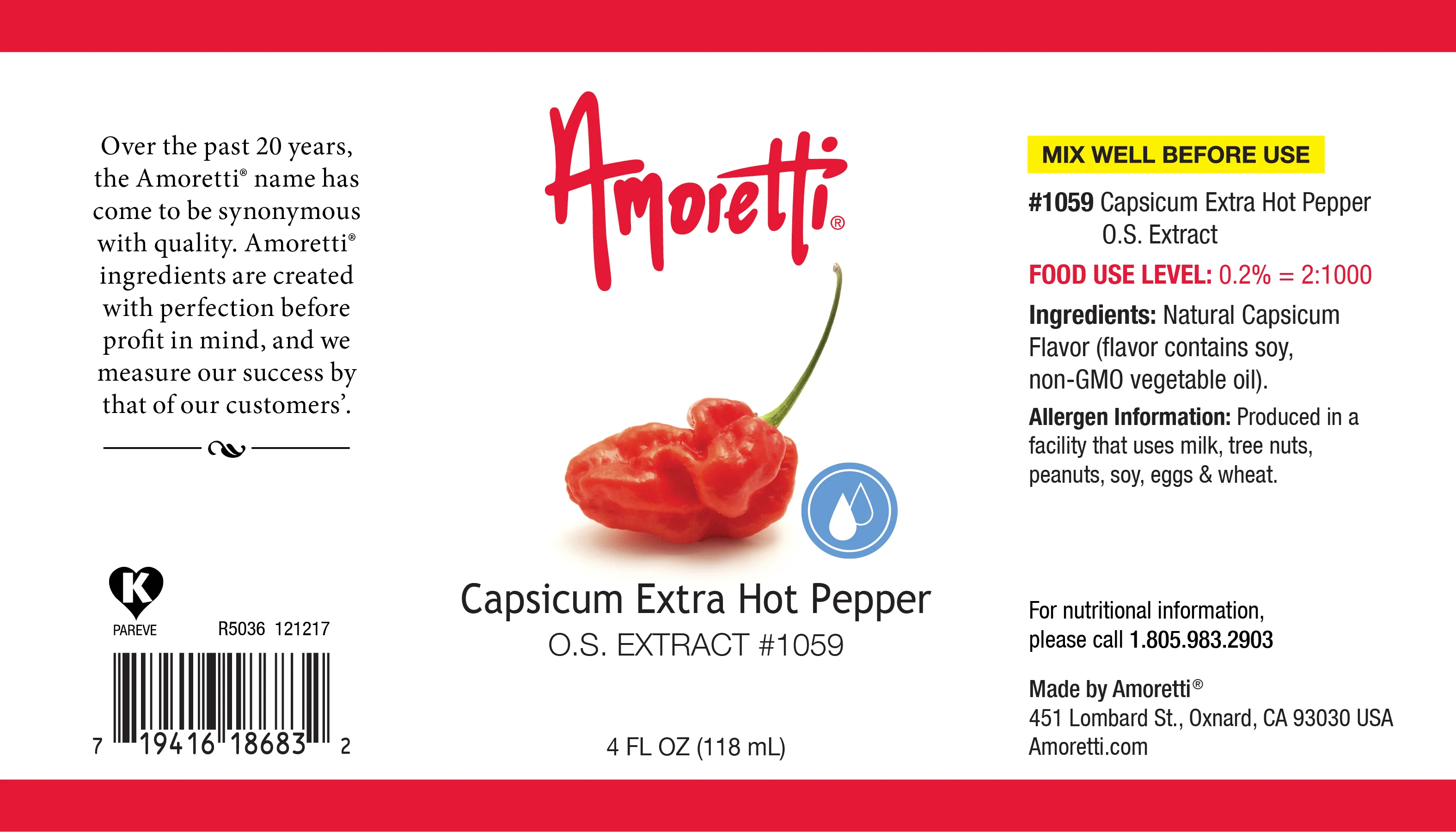 Capsicum Extra Hot Pepper Extract Oil Soluble - Image 2