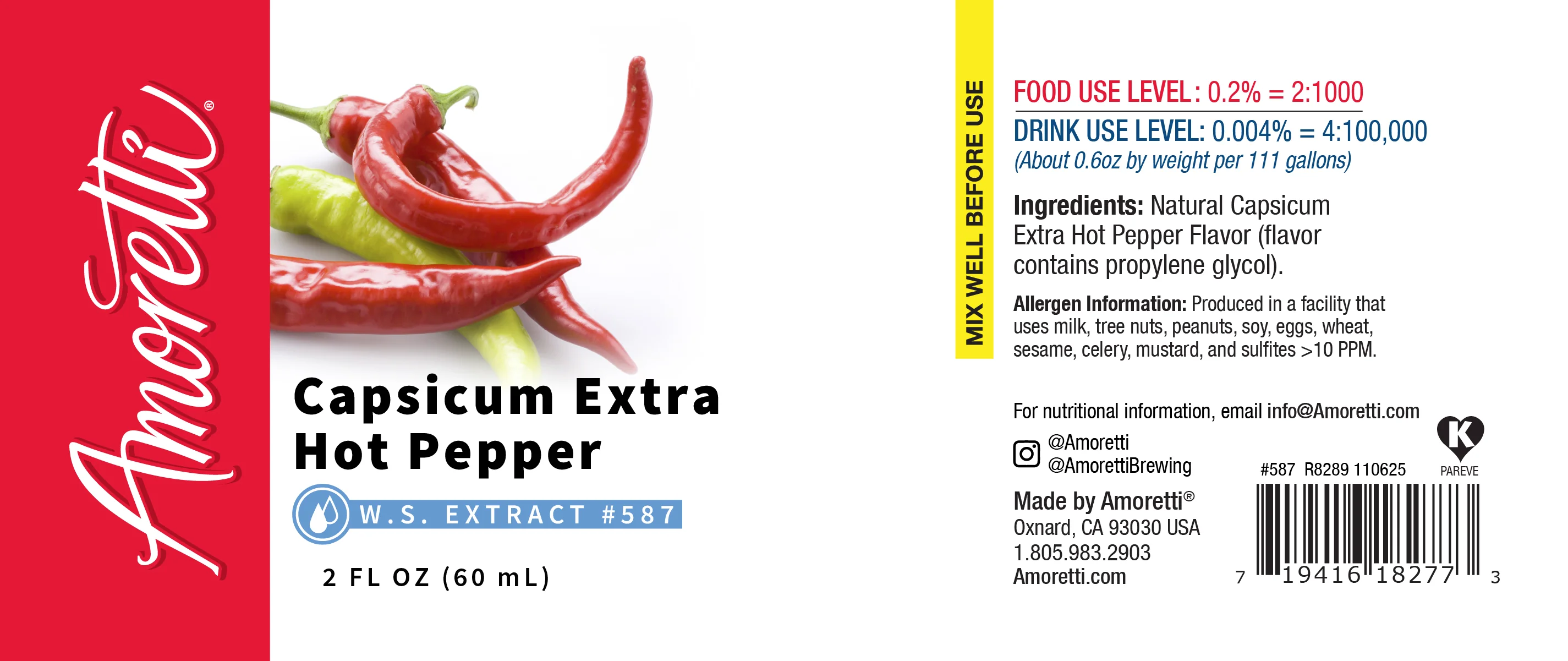 Capsicum Extra Hot Pepper Extract Water Soluble - Image 2