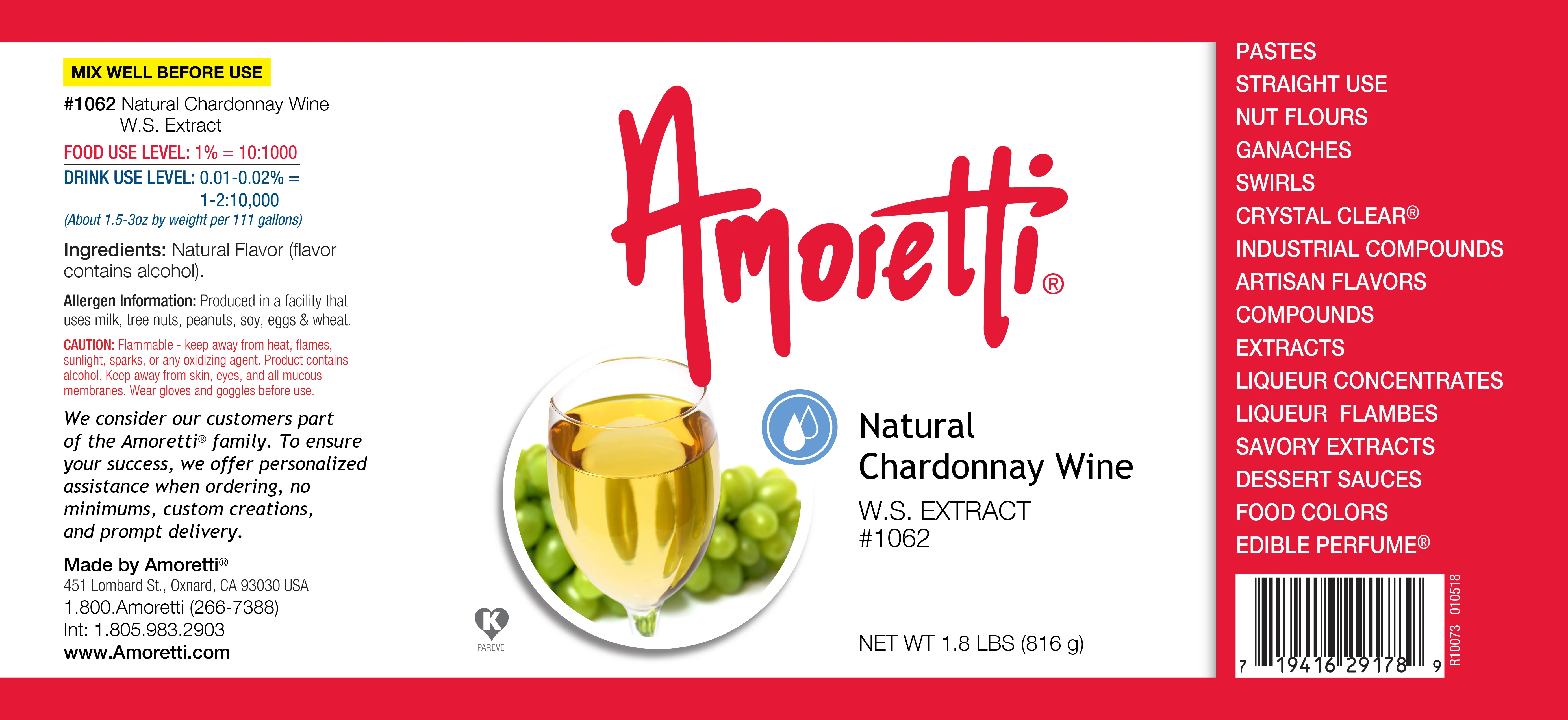 Natural Chardonnay Wine Extract Water Soluble - Image 2
