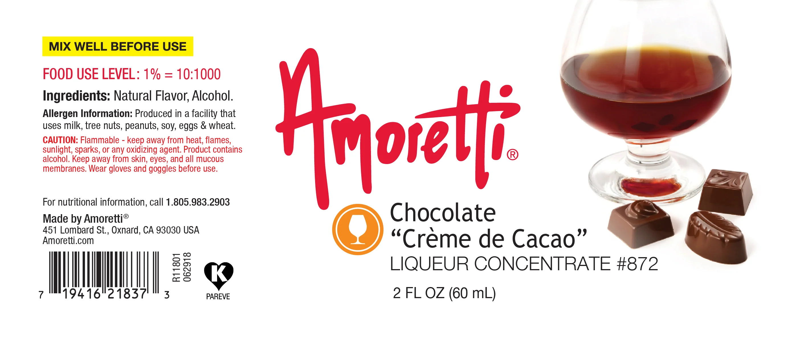 Chocolate Creme de Cacao Liqueur Concentrate - Image 5