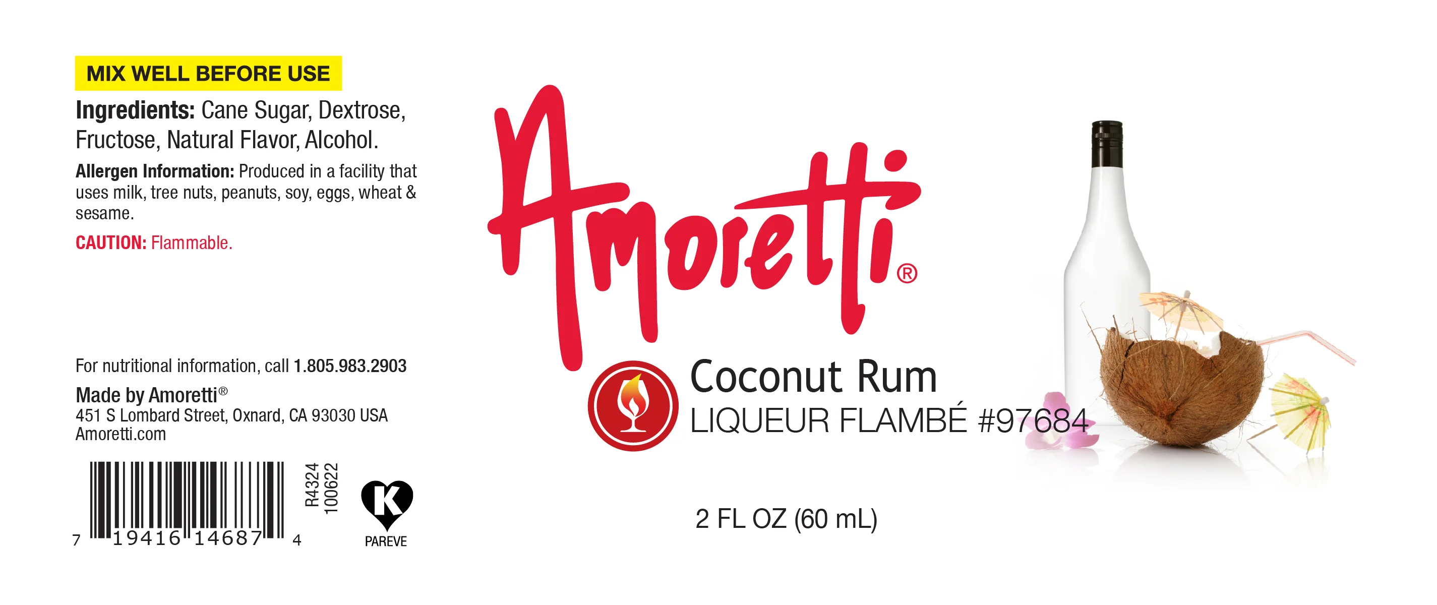 Coconut Rum Liqueur Flambe - Image 2