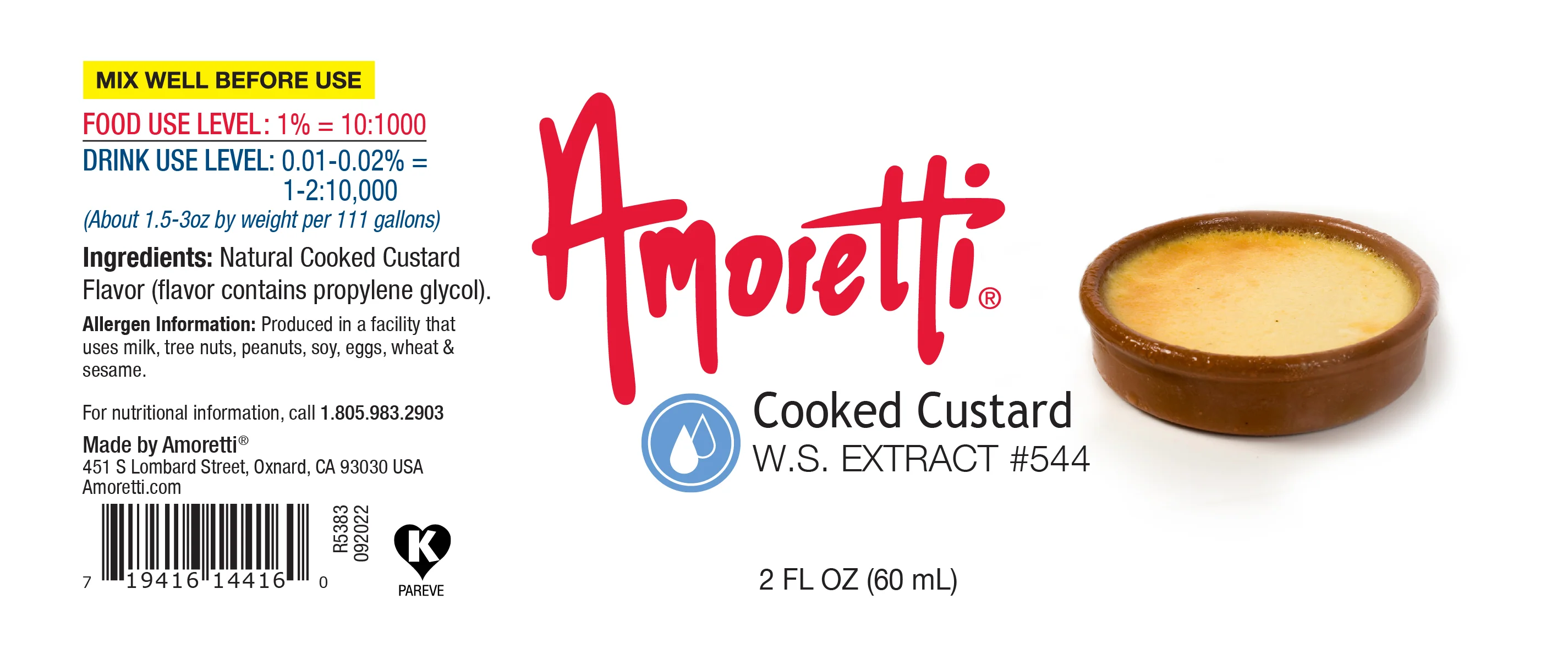 Cooked Custard Extract Water Soluble - Image 2