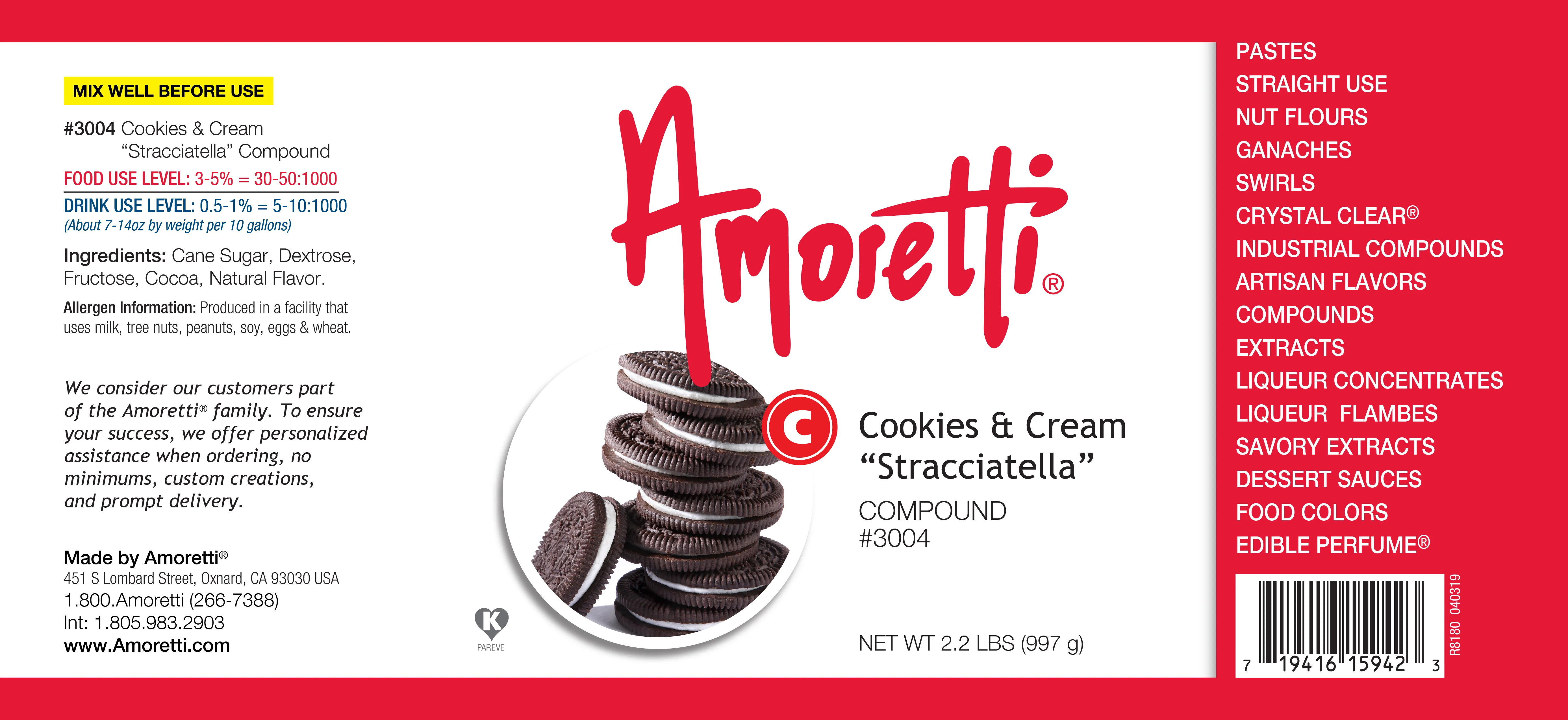 Cookies & Cream "Stracciatella" Compound - Image 2