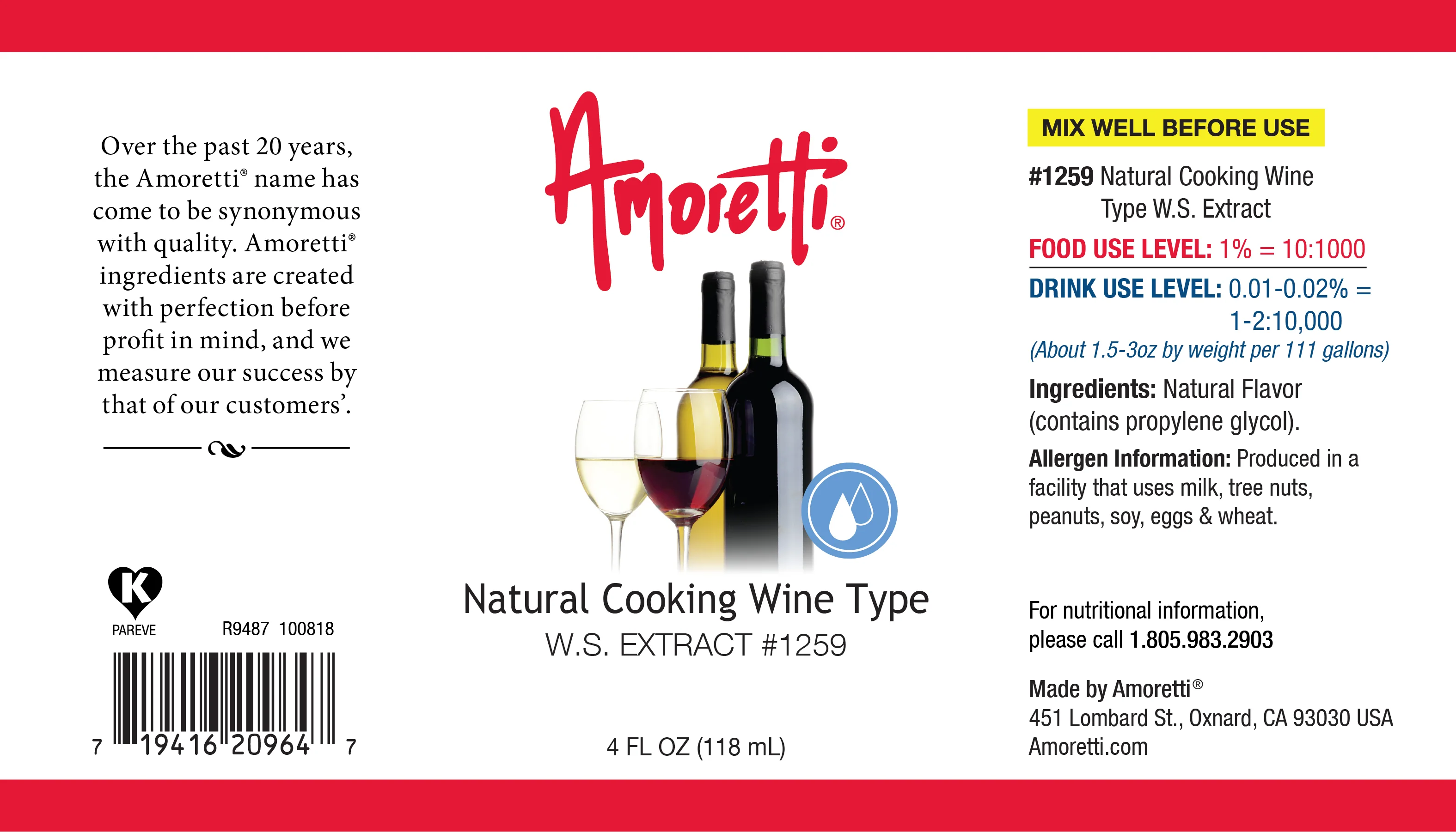 Natural Cooking Wine Extract Water Soluble - Image 2