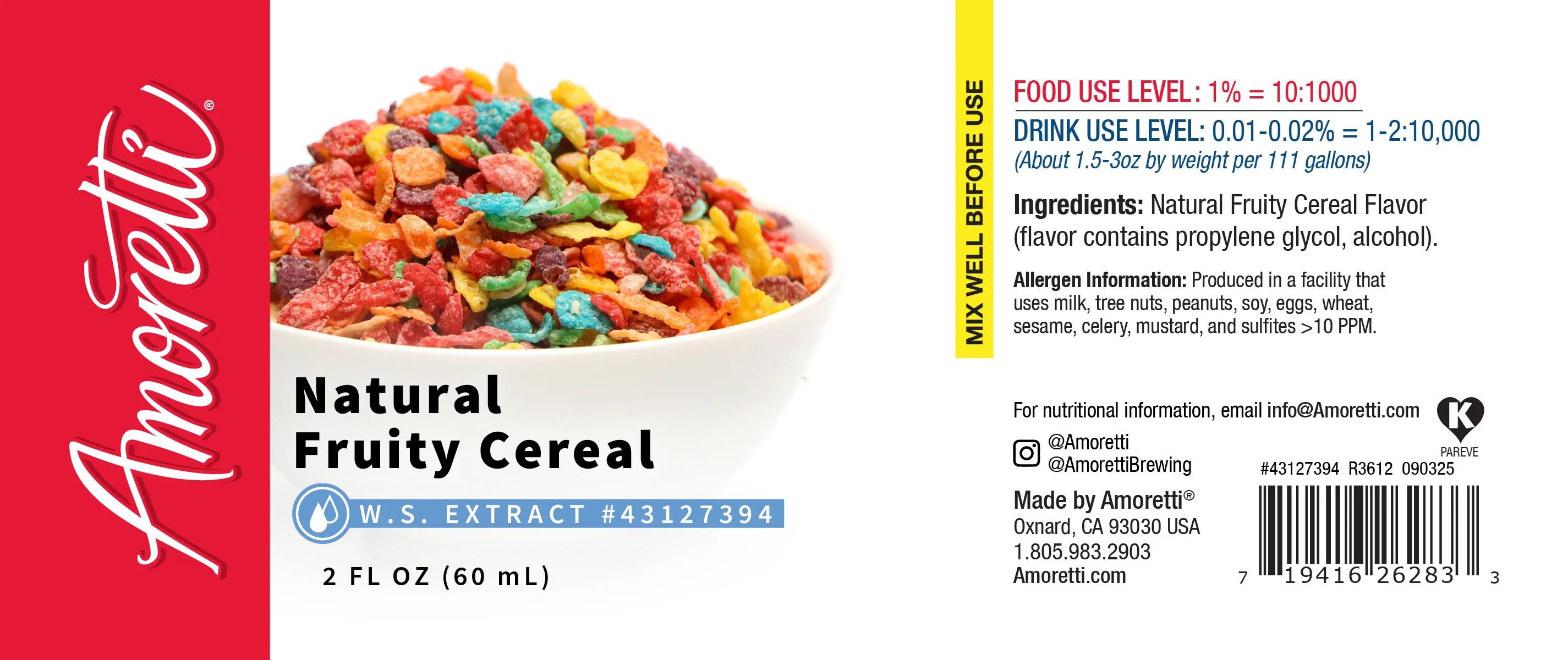 Natural Fruity Cereal Extract Water Soluble - Image 2