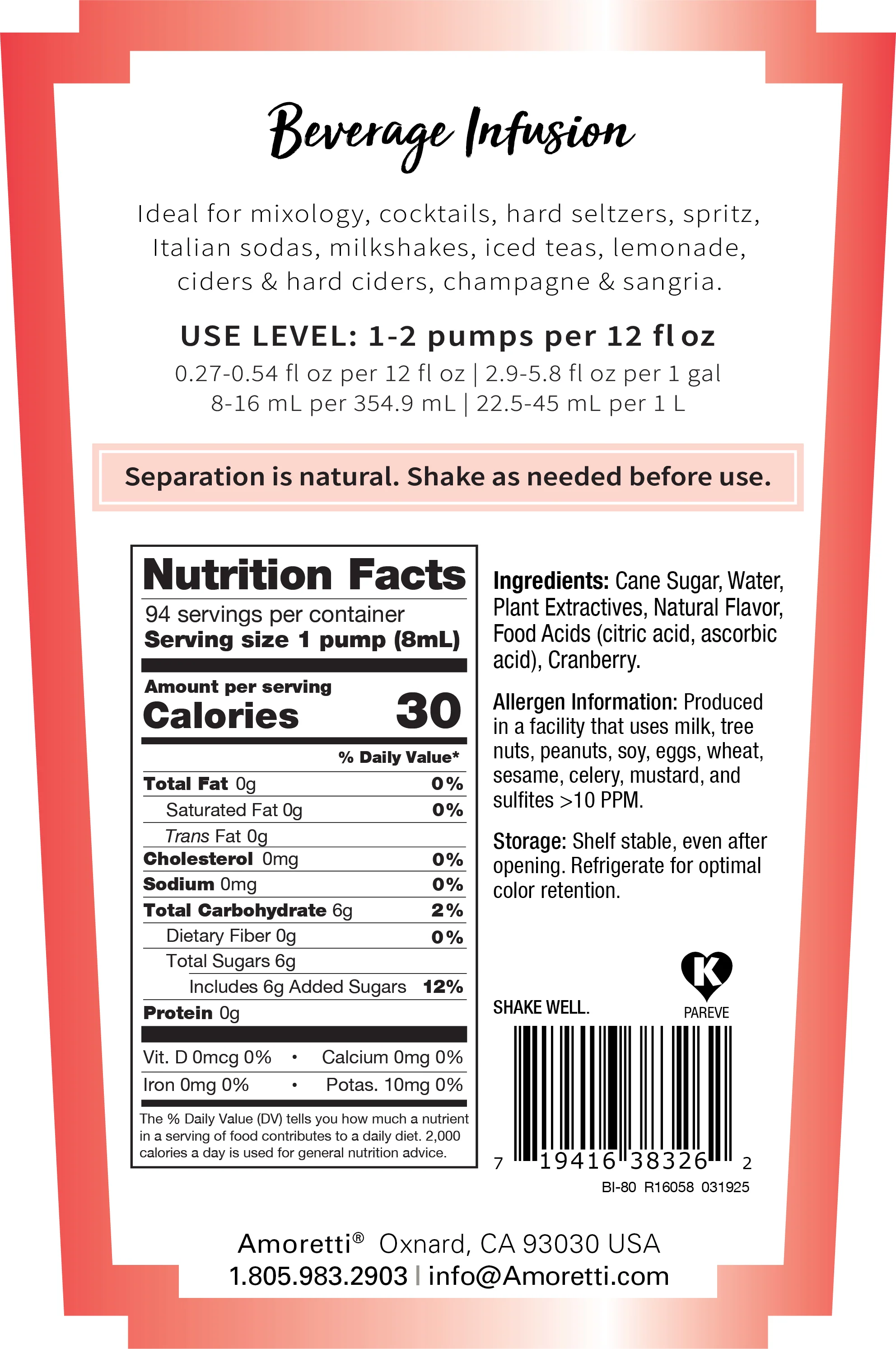 Cosmopolitan Beverage Infusion - Image 2