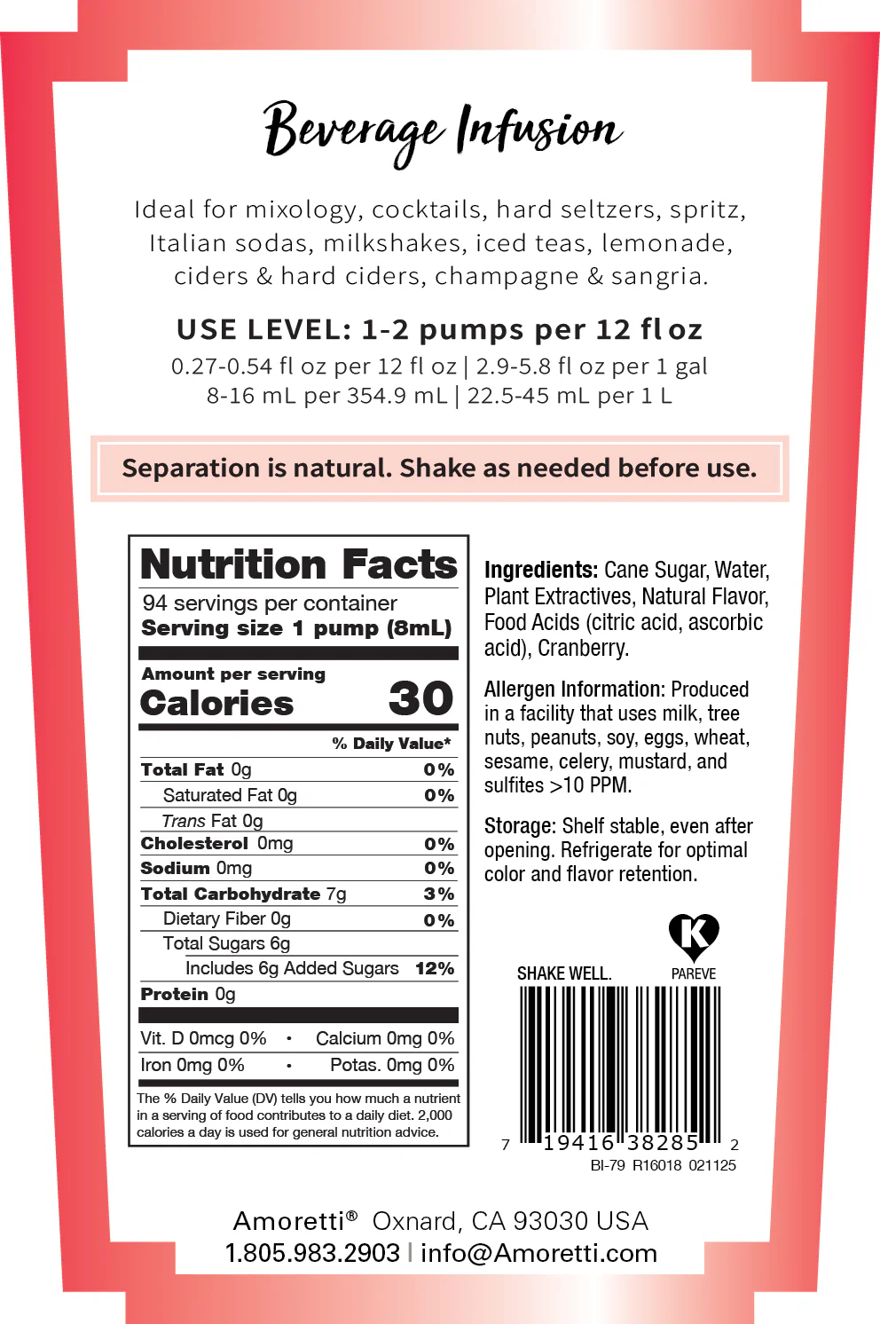 Cranberry Beverage Infusion - Image 2