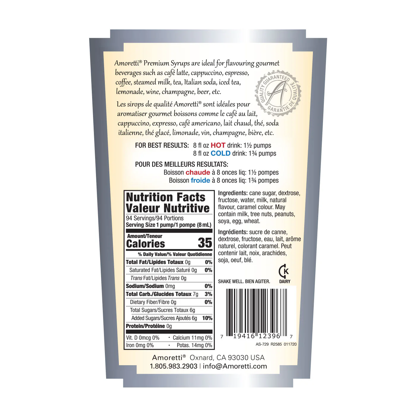Crema Di Butterscotch™ Syrup - Image 2