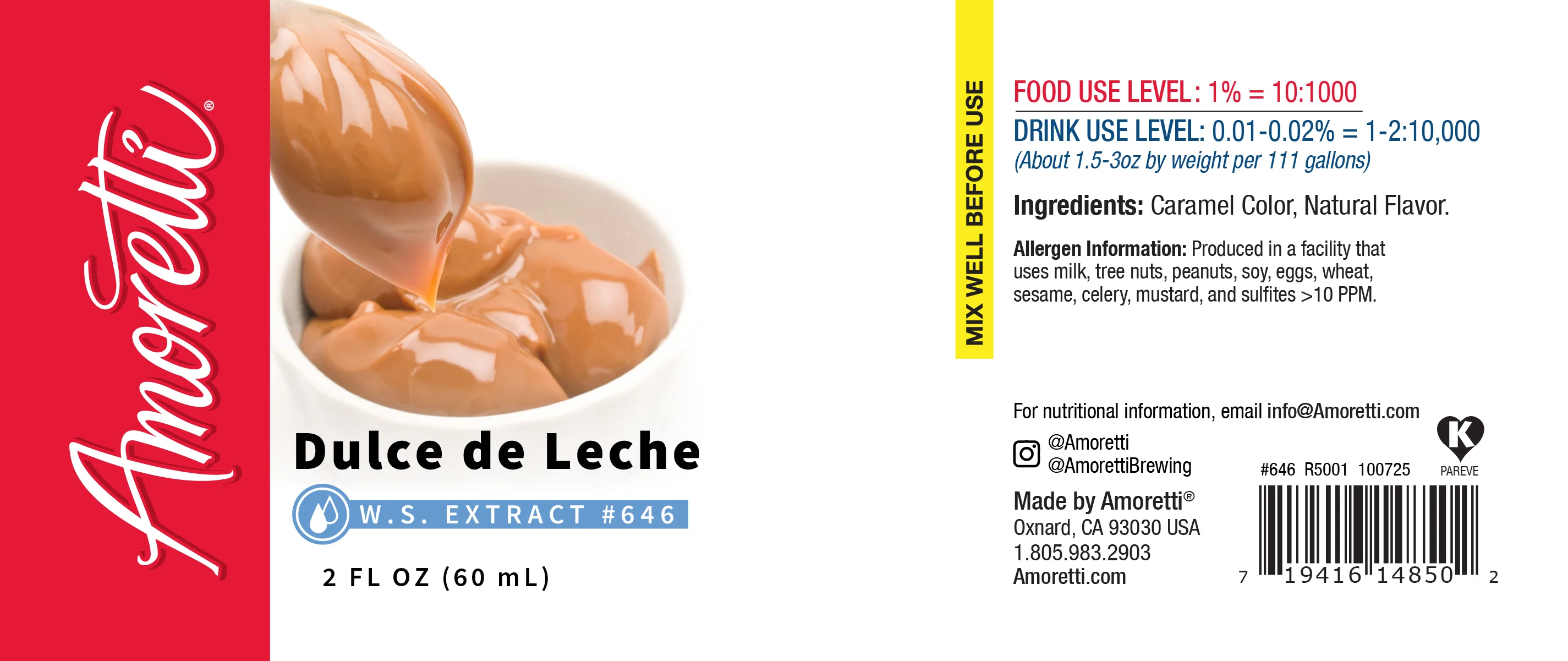 Dulce de Leche Extract Water Soluble - Image 2