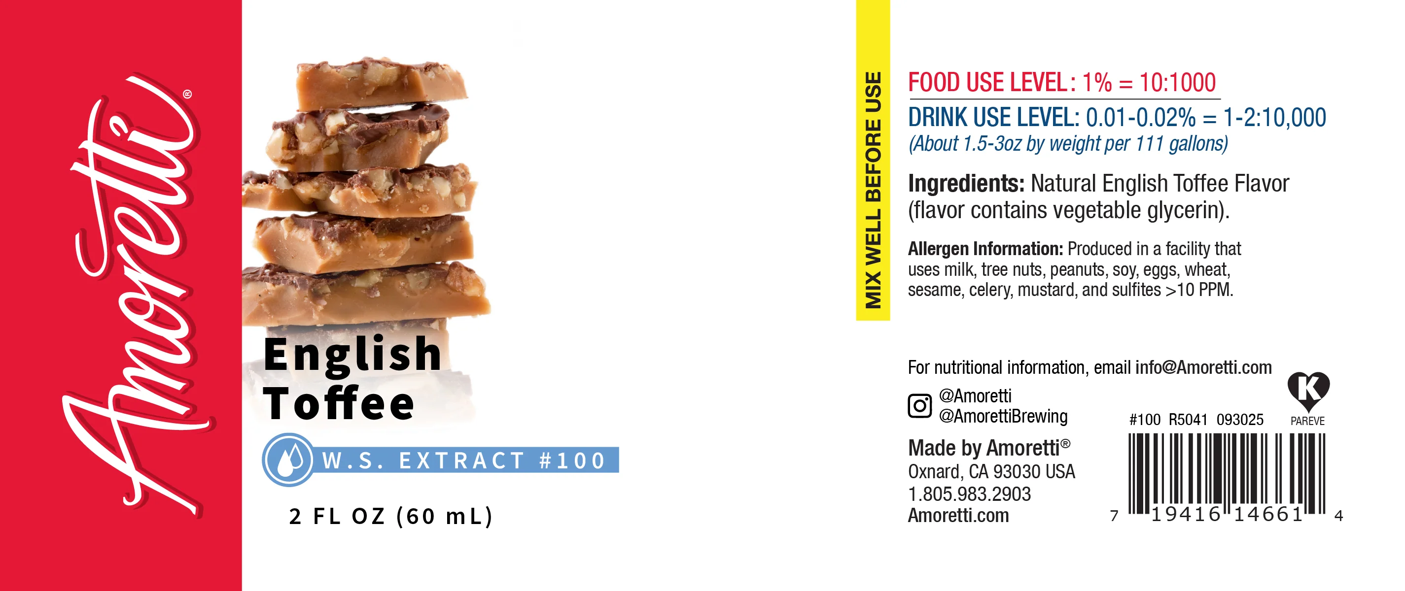 English Toffee Extract Water Soluble - Image 2