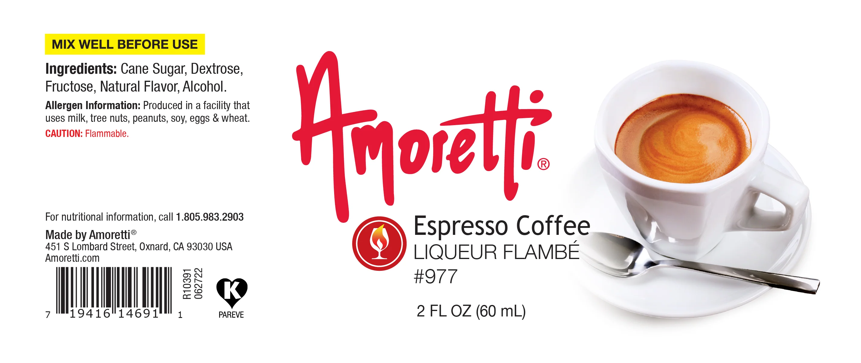 Espresso Coffee Liqueur Flambe - Image 2