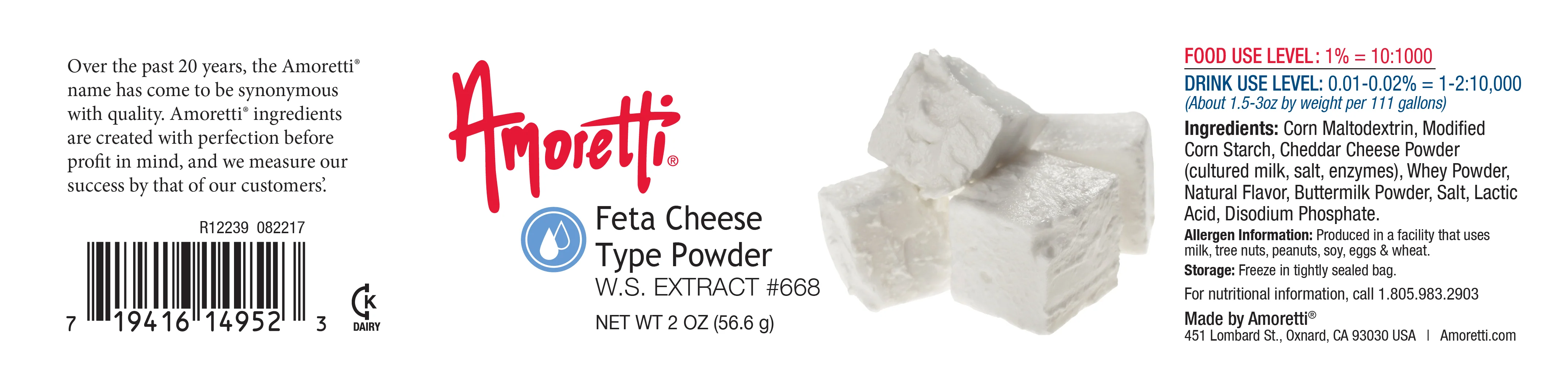 Feta Cheese Type Extract Powder Water Soluble - Image 2