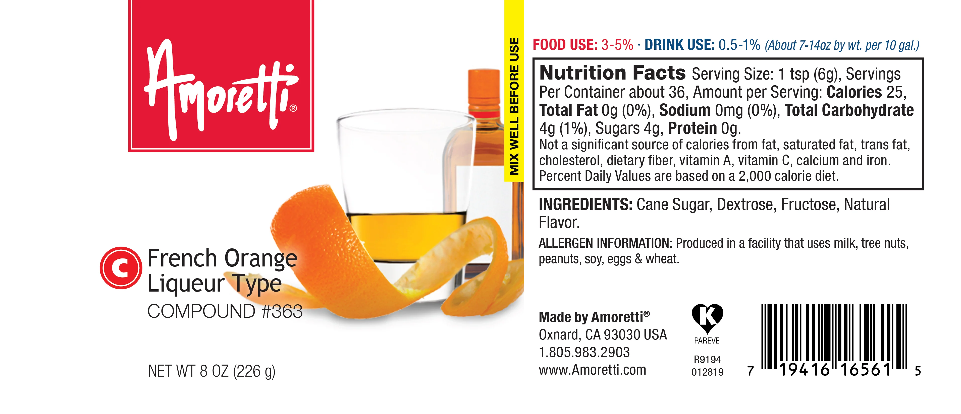 French Orange Liqueur Type Compound - Image 2