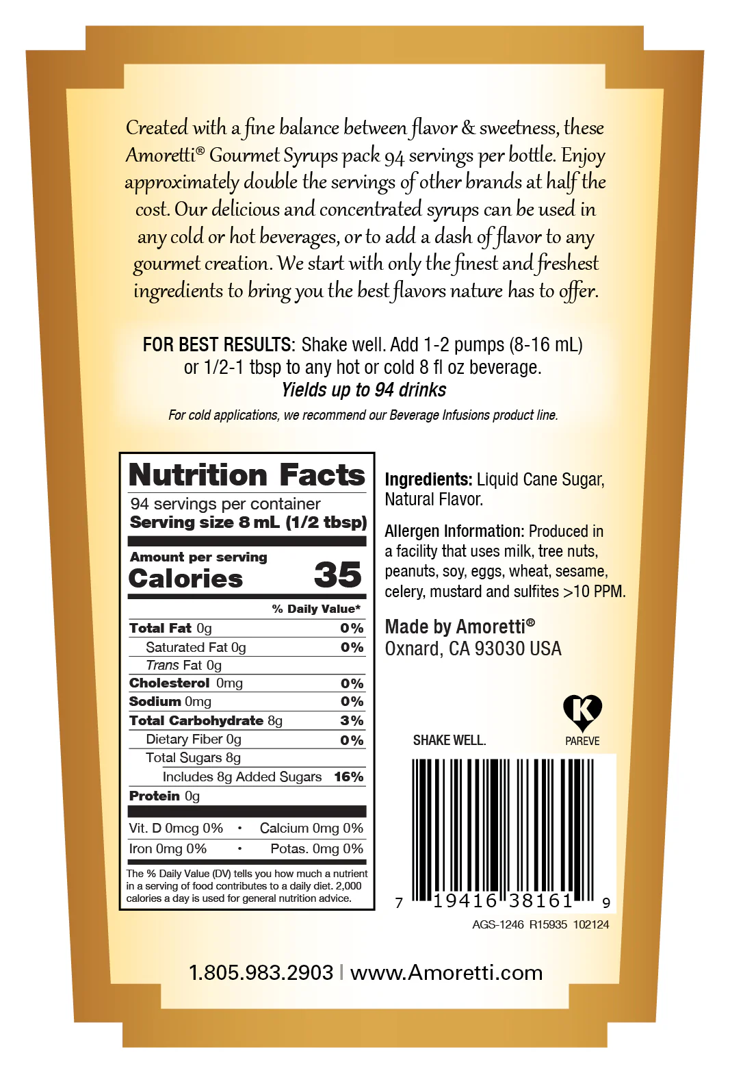 French Toast Gourmet Syrup - Image 2