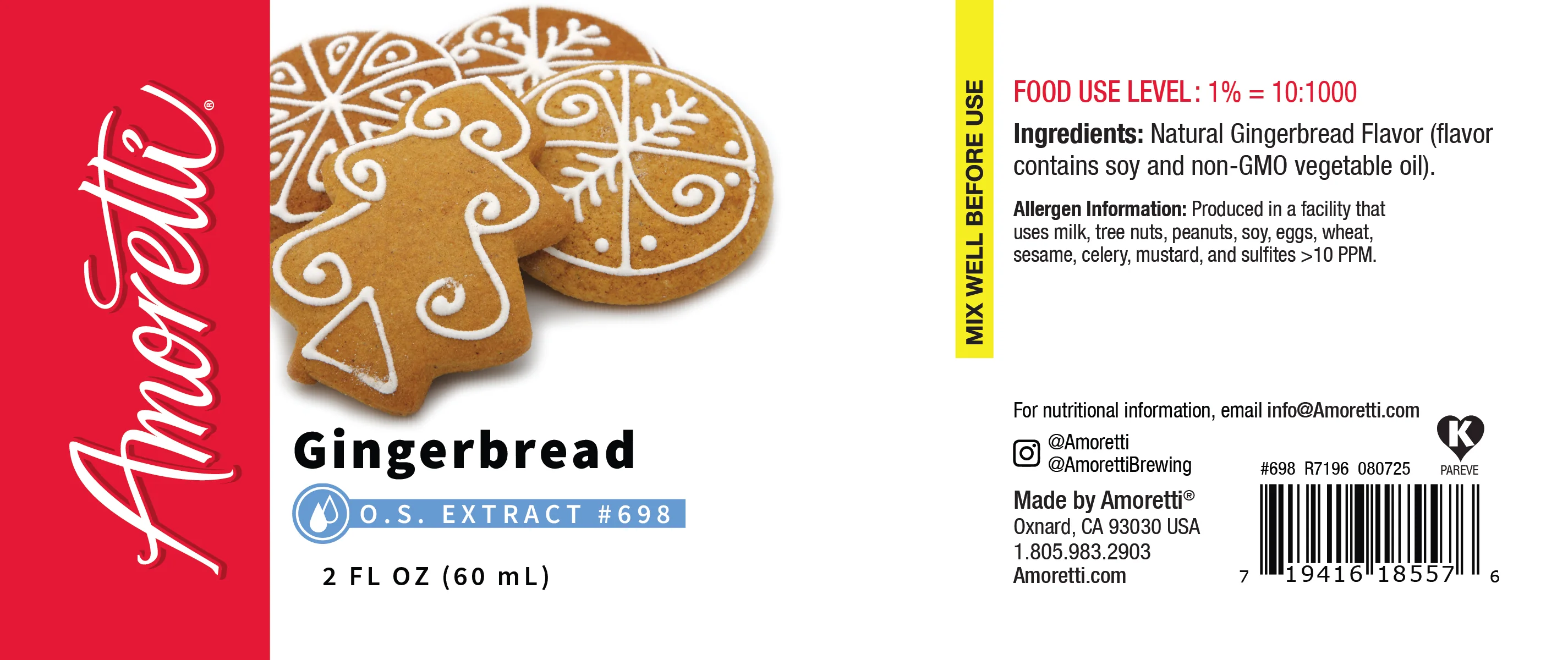 Gingerbread Extract Oil Soluble - Image 2