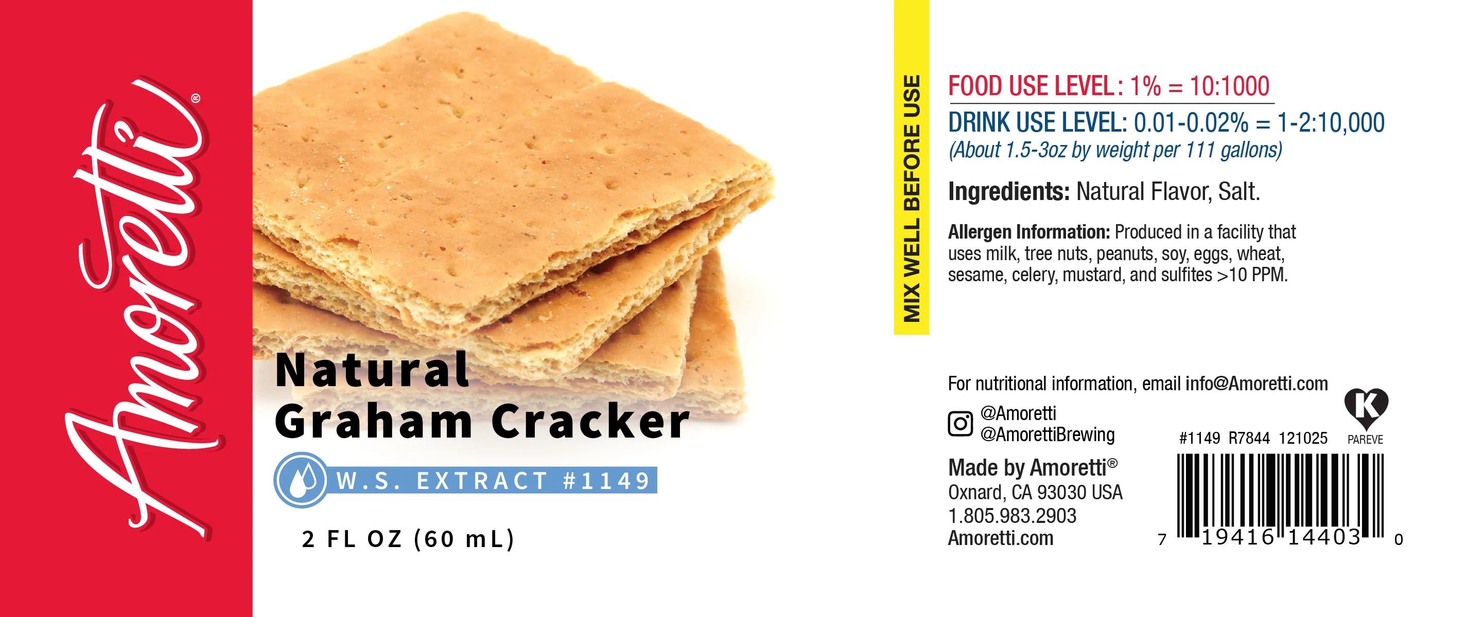 Natural Graham Cracker Extract Water Soluble - Image 2