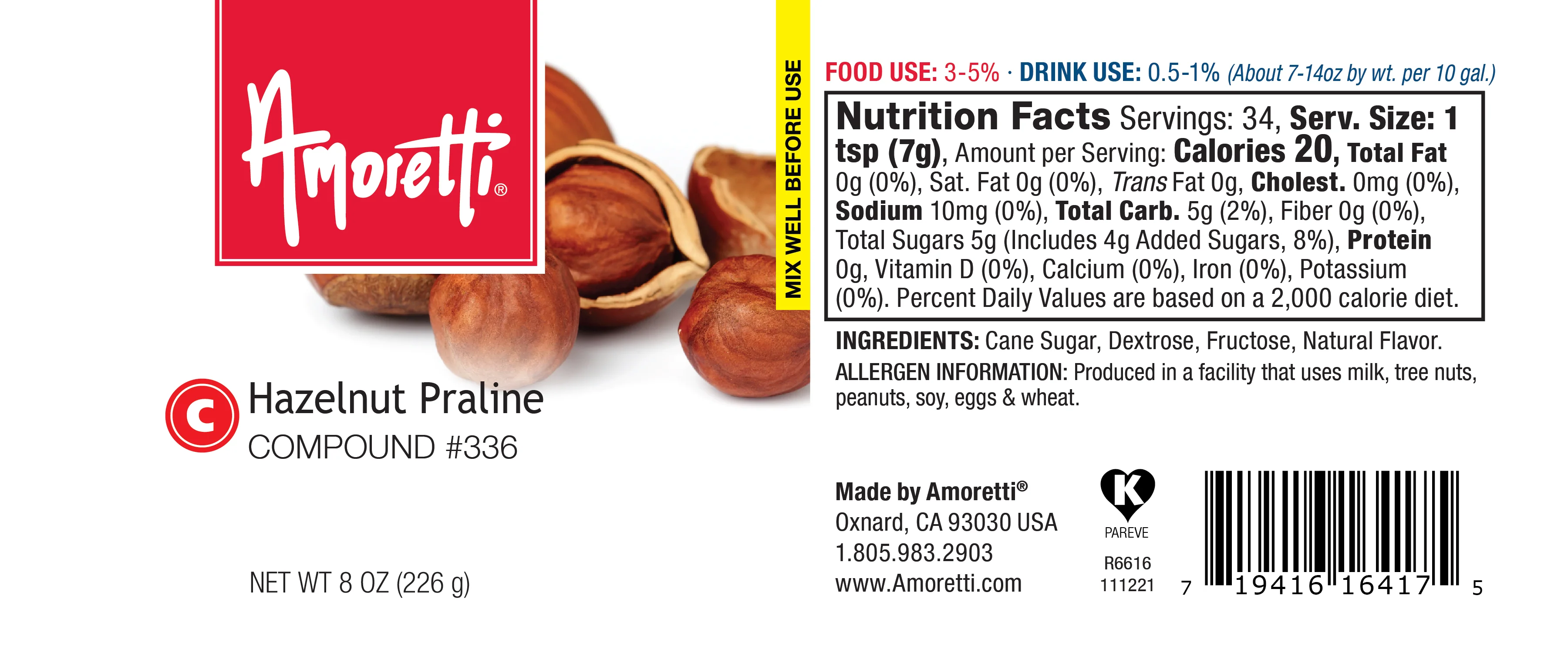 Hazelnut Praline Compound - Image 2