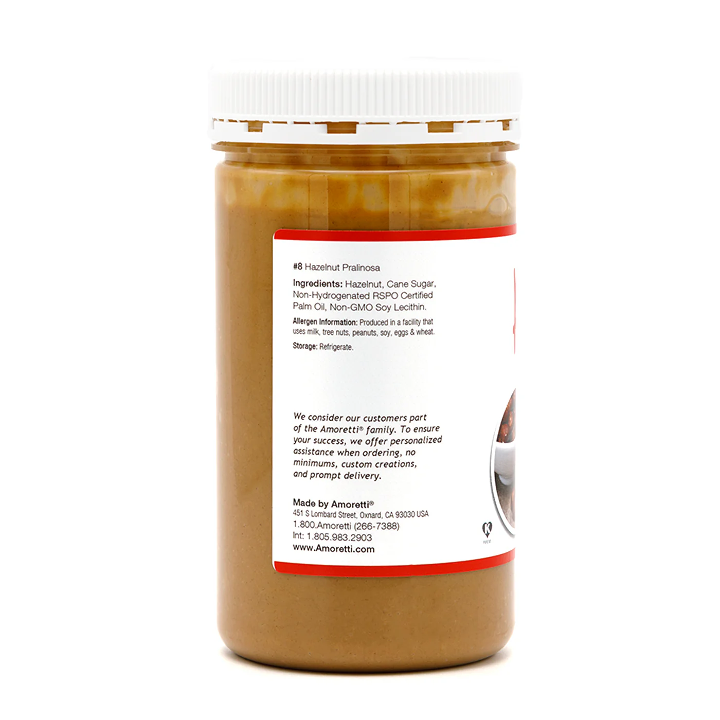 Hazelnut Pralinosa - Dark Roasted, Ultra Smooth Natural (skin on) Hazelnut Butter (sugar added) - Image 2
