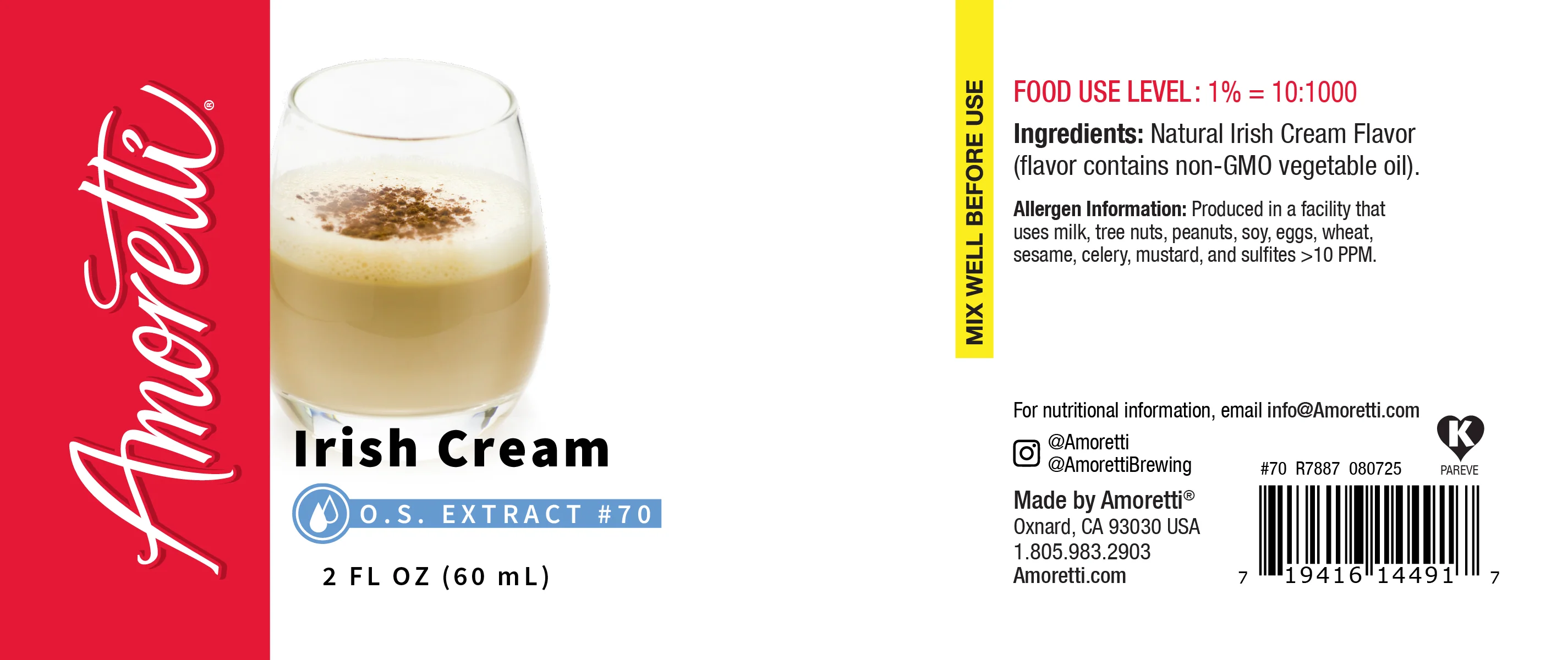 Irish Cream Extract Oil Soluble - Image 2