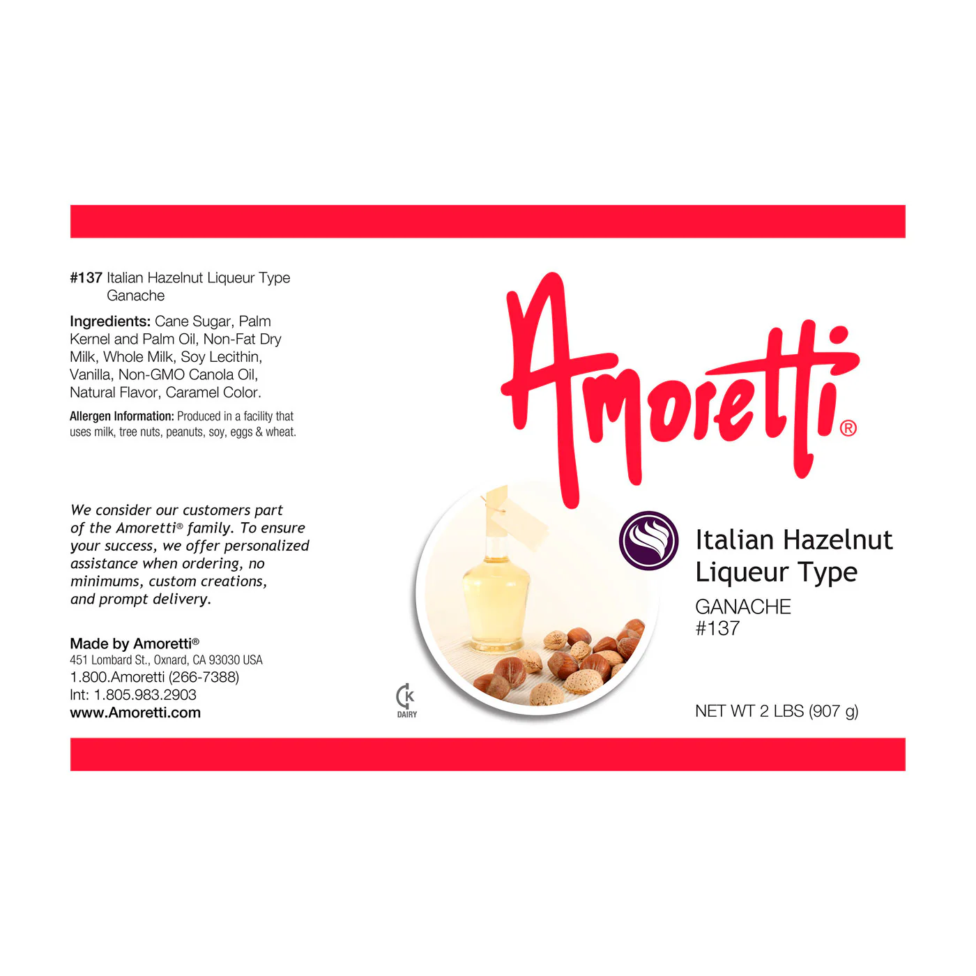 Italian Hazelnut Liqueur Type Ganache - Image 3