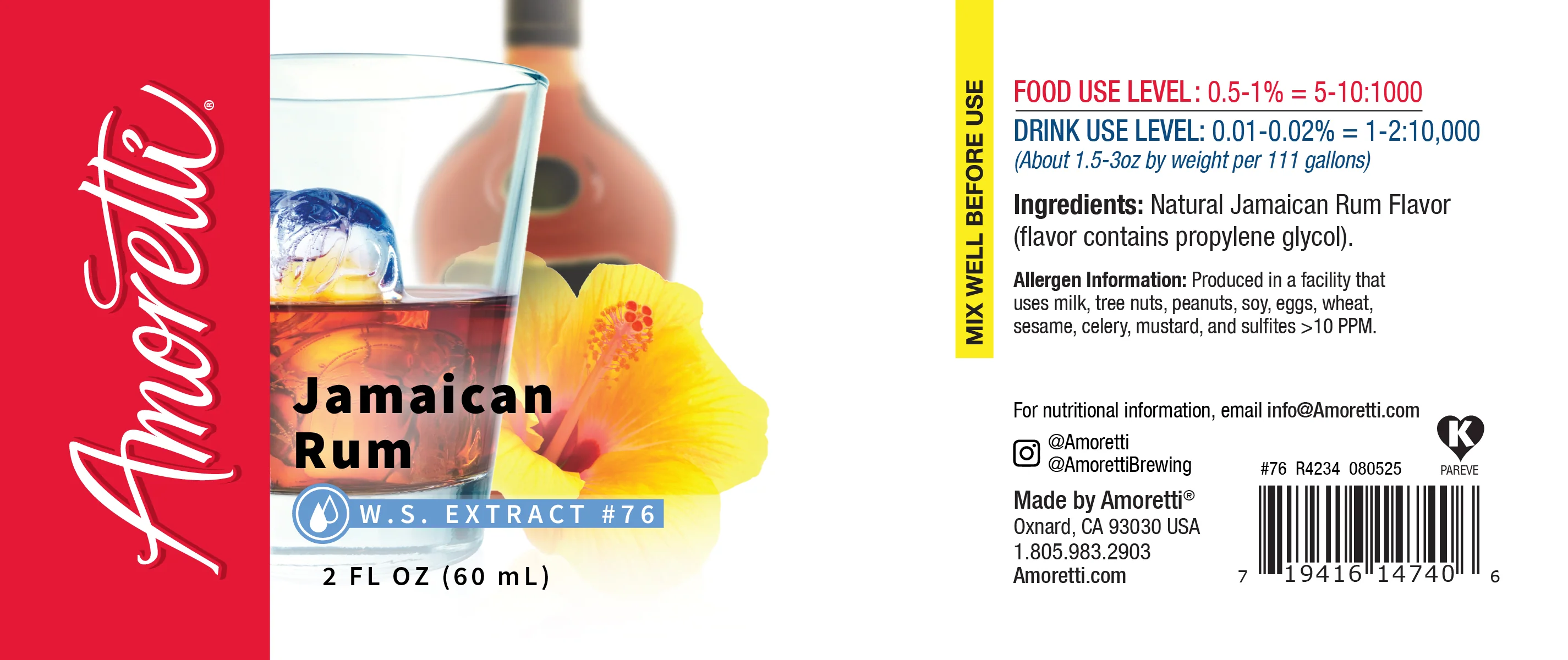 Jamaican Rum Extract Water Soluble - Image 2