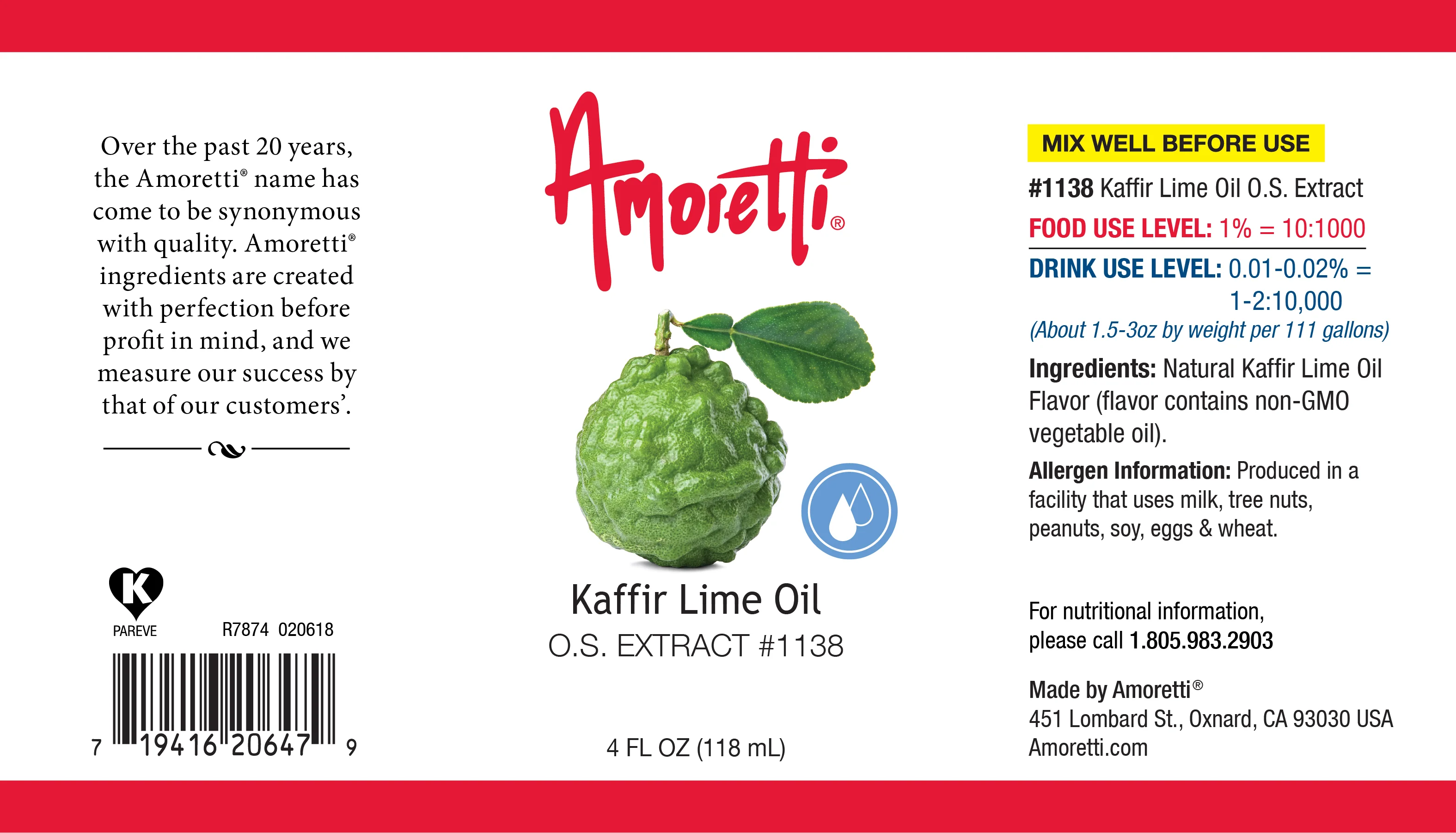 Kaffir Lime Oil Extract Oil Soluble - Image 2