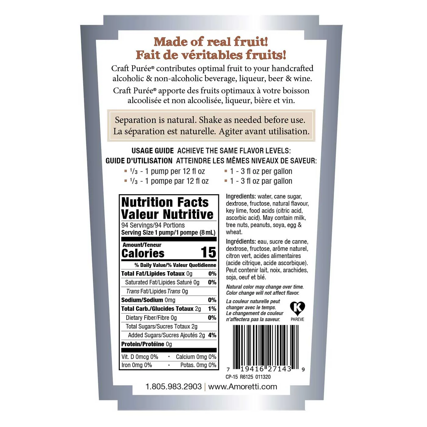 Key Lime Craft Puree® - Image 3