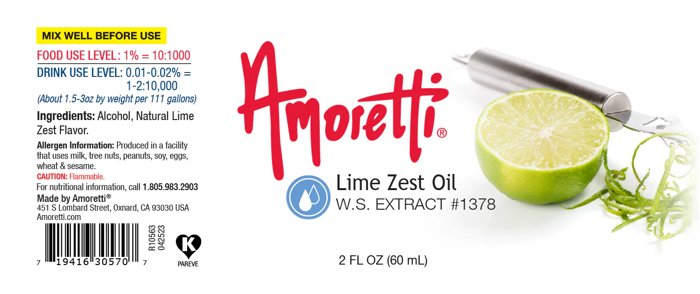 Lime Zest Oil Extract Water Soluble - Image 2