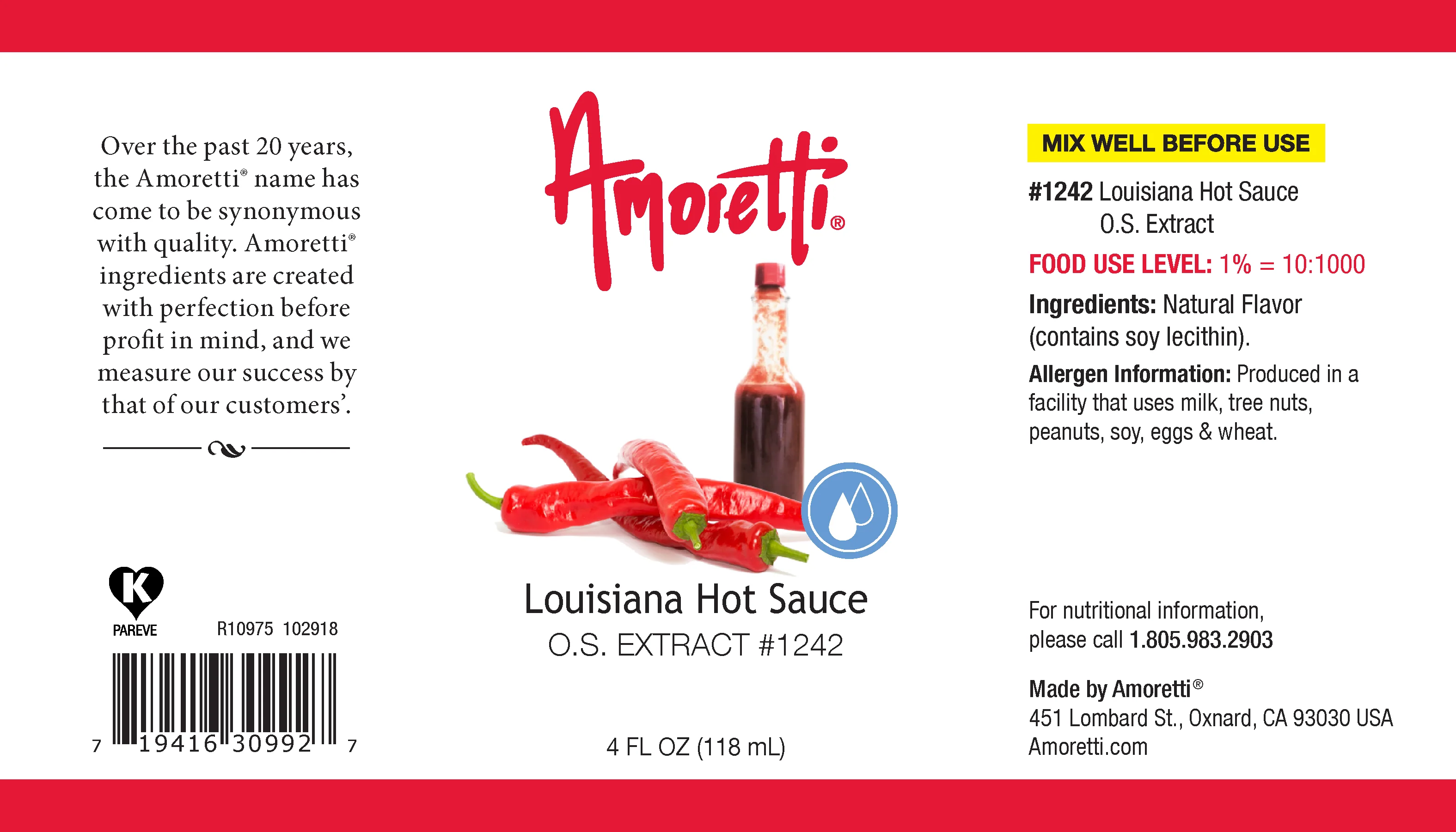 Louisiana Hot Sauce Extract Oil Soluble - Image 2