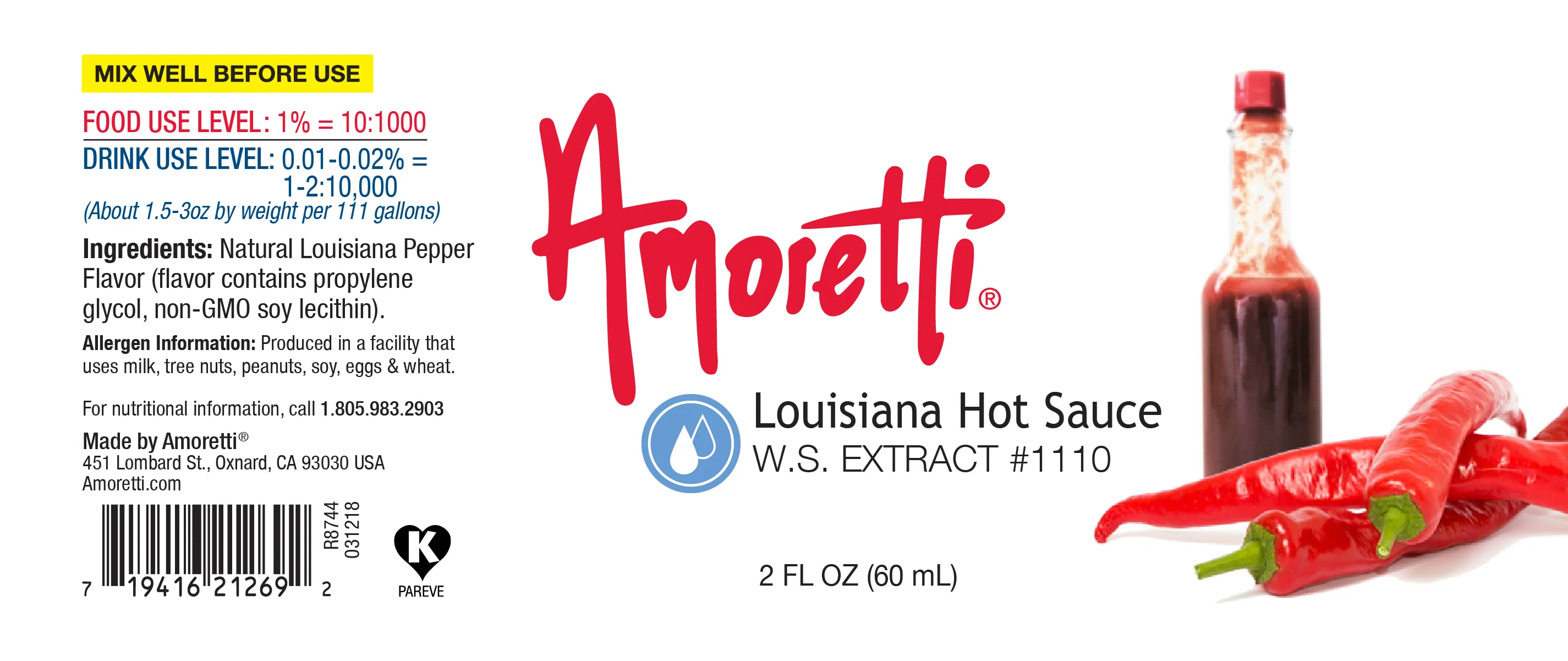 Louisiana Hot Sauce Extract Water Soluble - Image 2