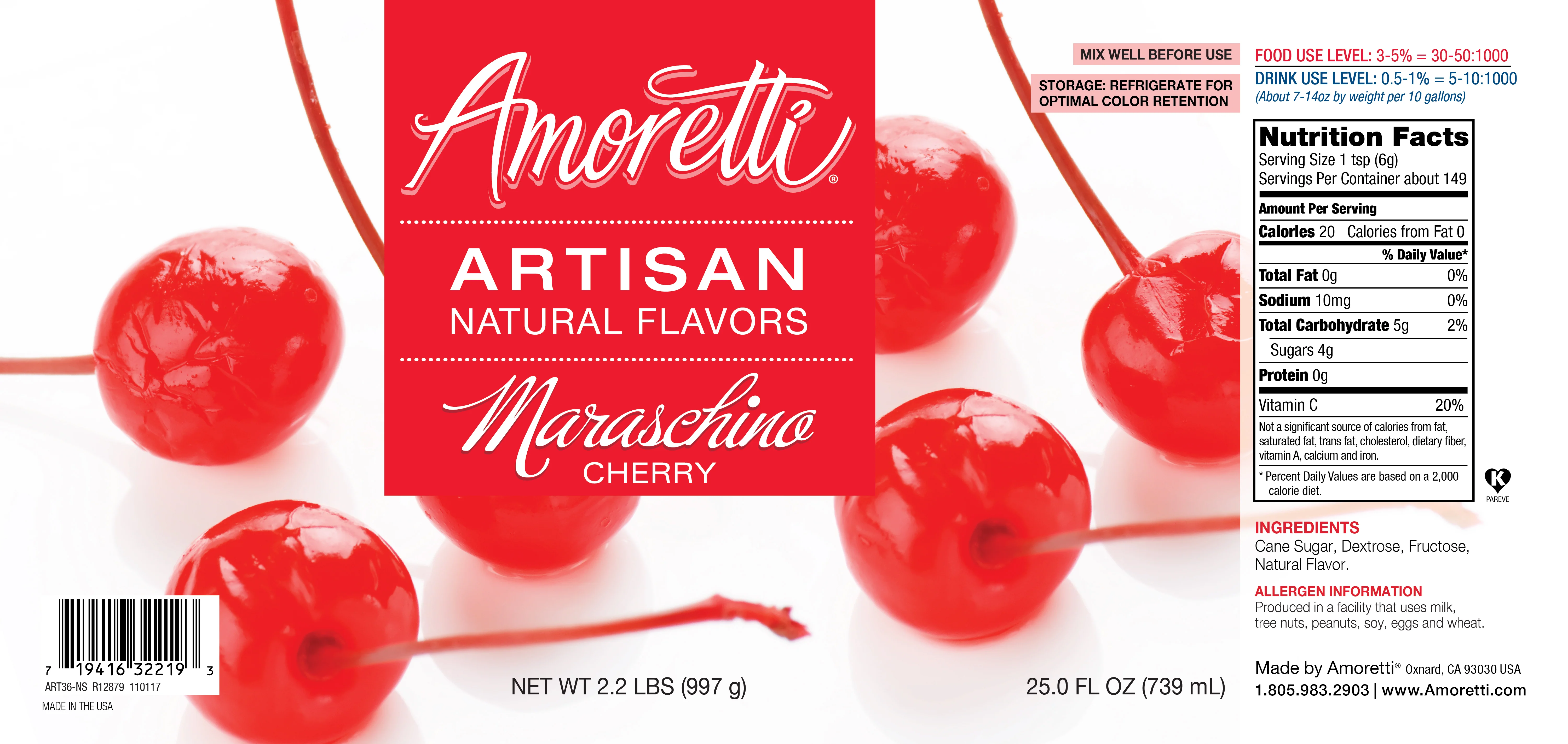 Natural Maraschino Bing Cherry Artisan Flavor - Image 2