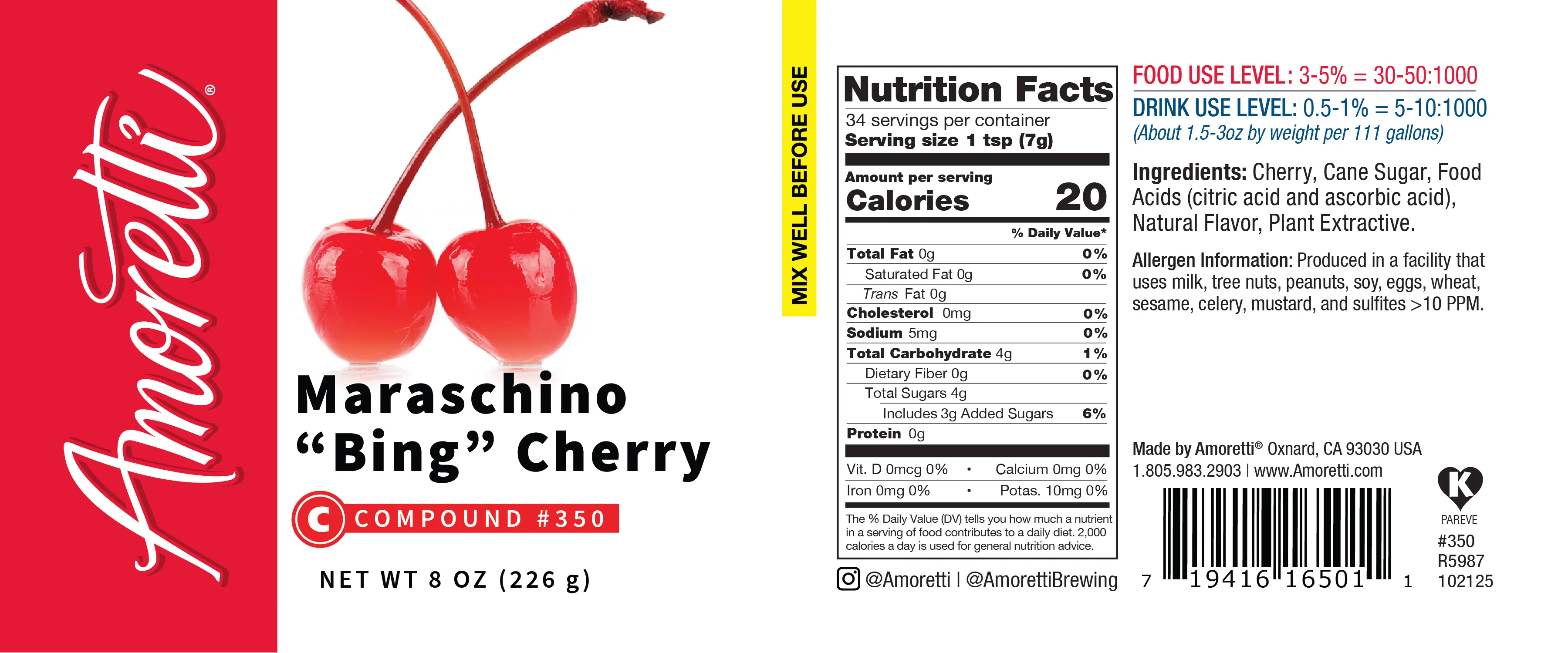 Maraschino Bing Cherry Compound - Image 2
