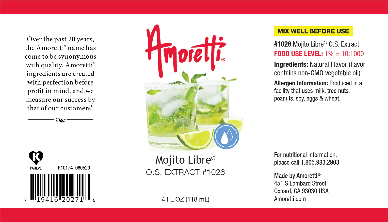 Mojito Libre Extract Oil Soluble (mint & lime) - Image 2