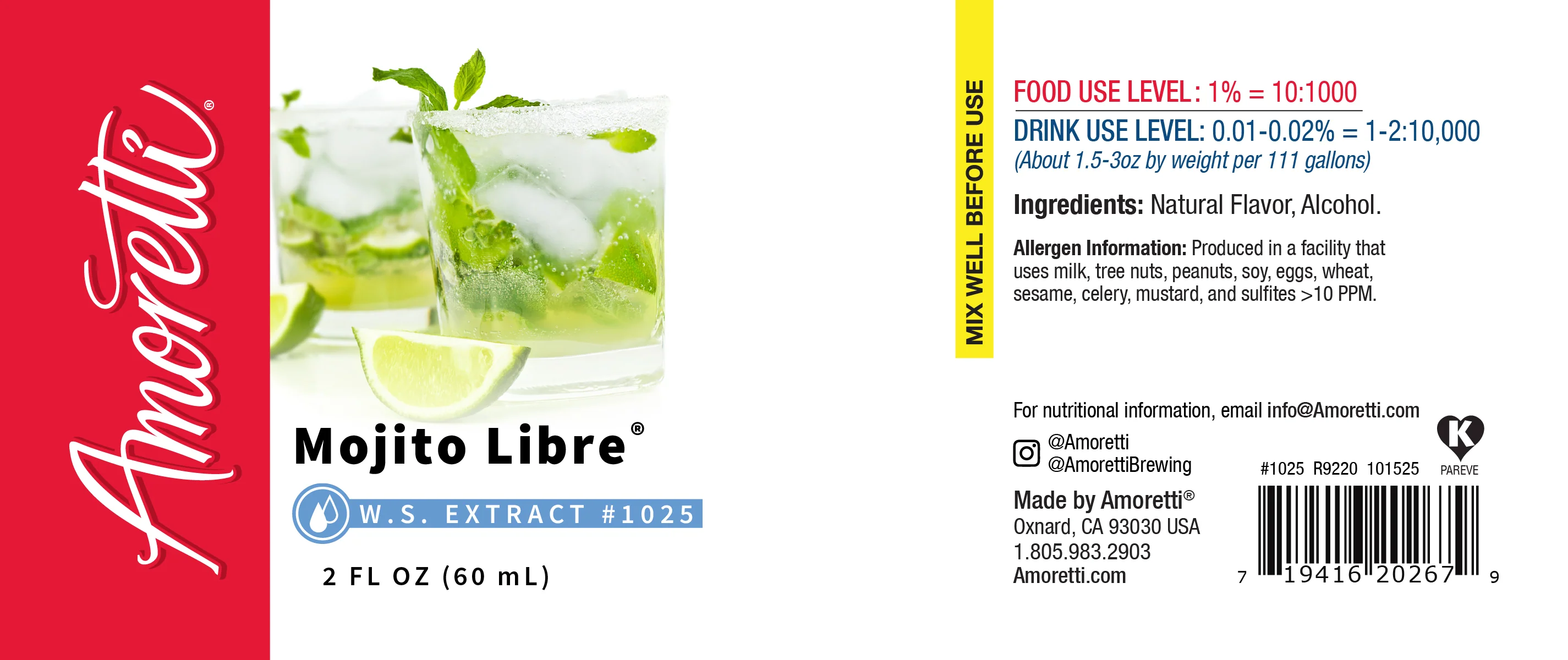 Mojito Libre Extract Water Soluble (mint & lime) - Image 2