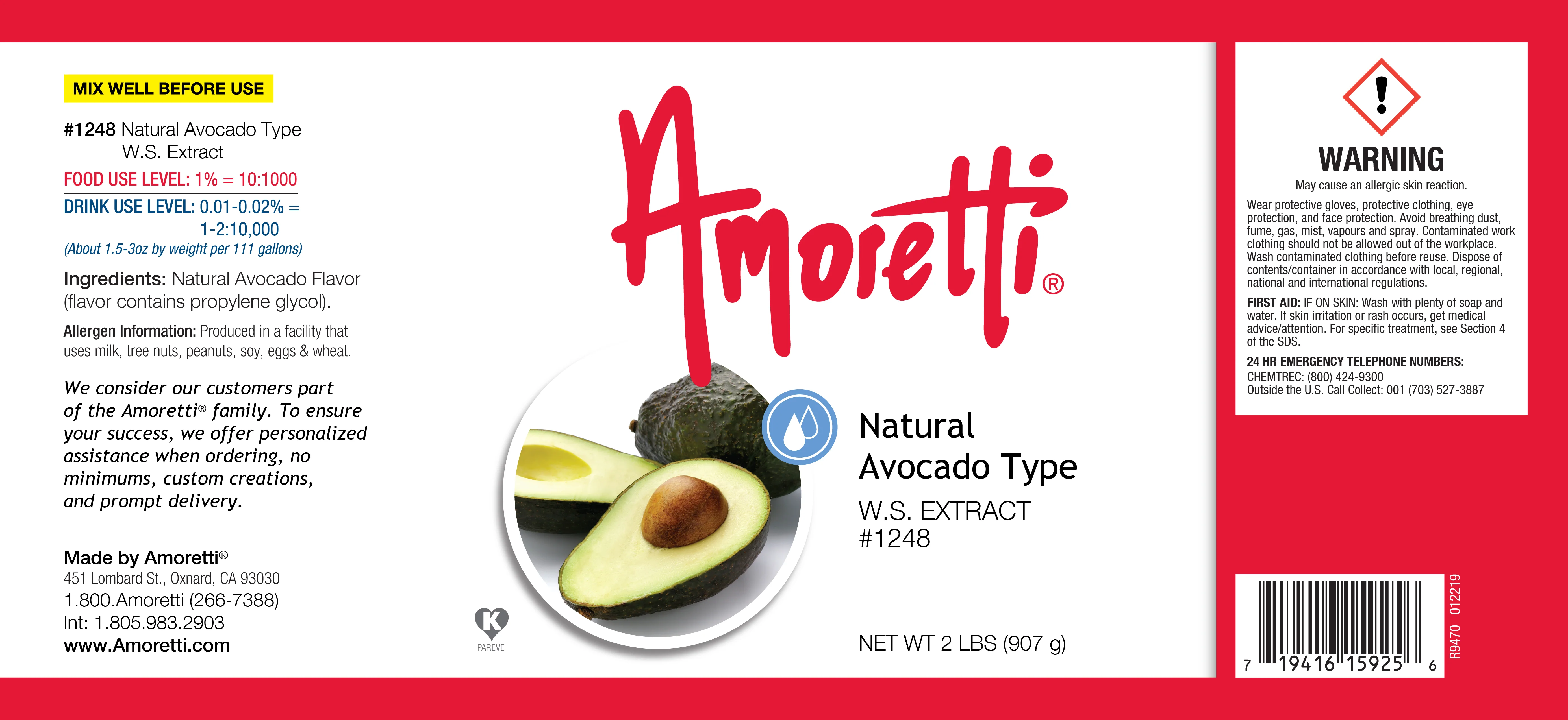 Natural Avocado Type Extract Water Soluble - Image 2