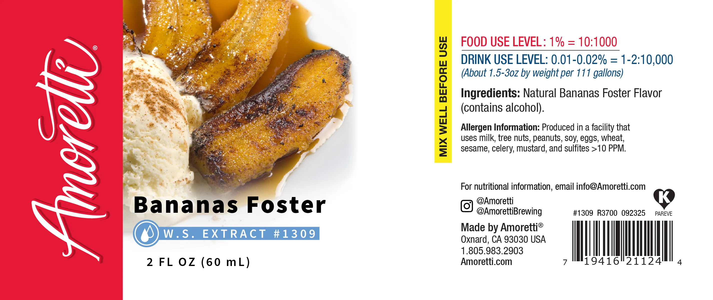 Natural Banana Foster Extract Water Soluble - Image 2